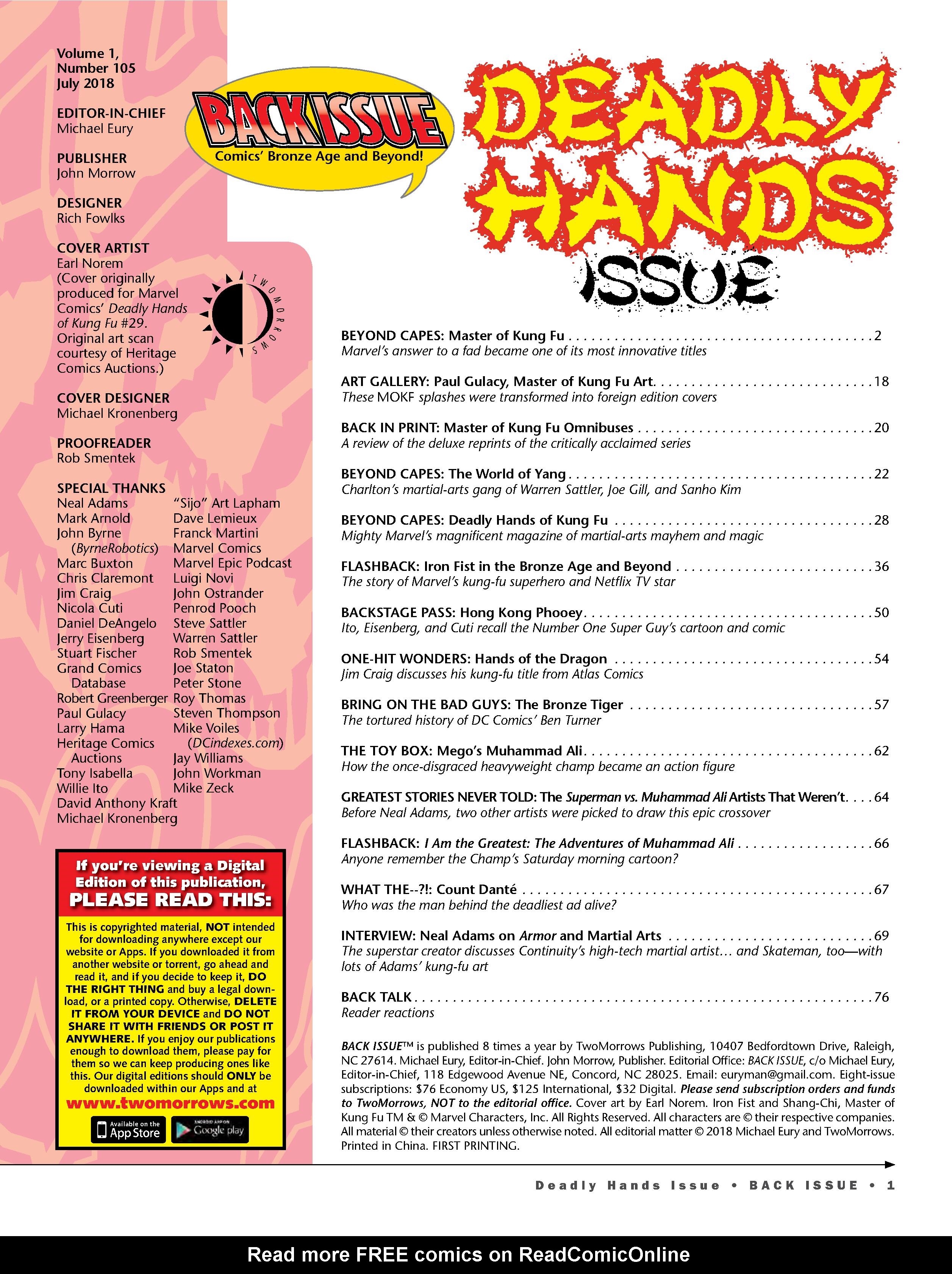 Read online Back Issue comic -  Issue #105 - 3