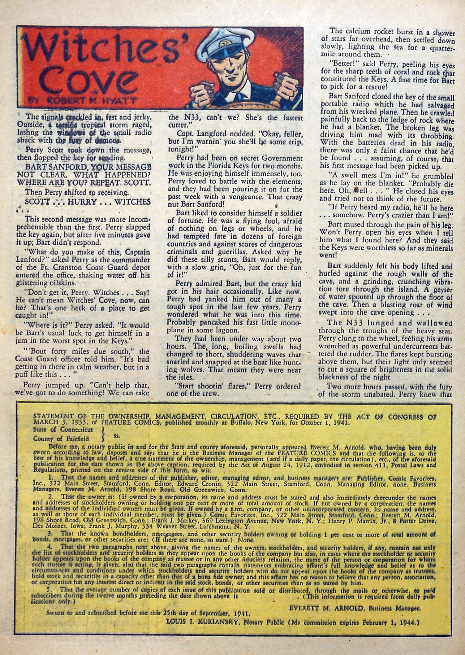 Read online Feature Comics comic -  Issue #52 - 52