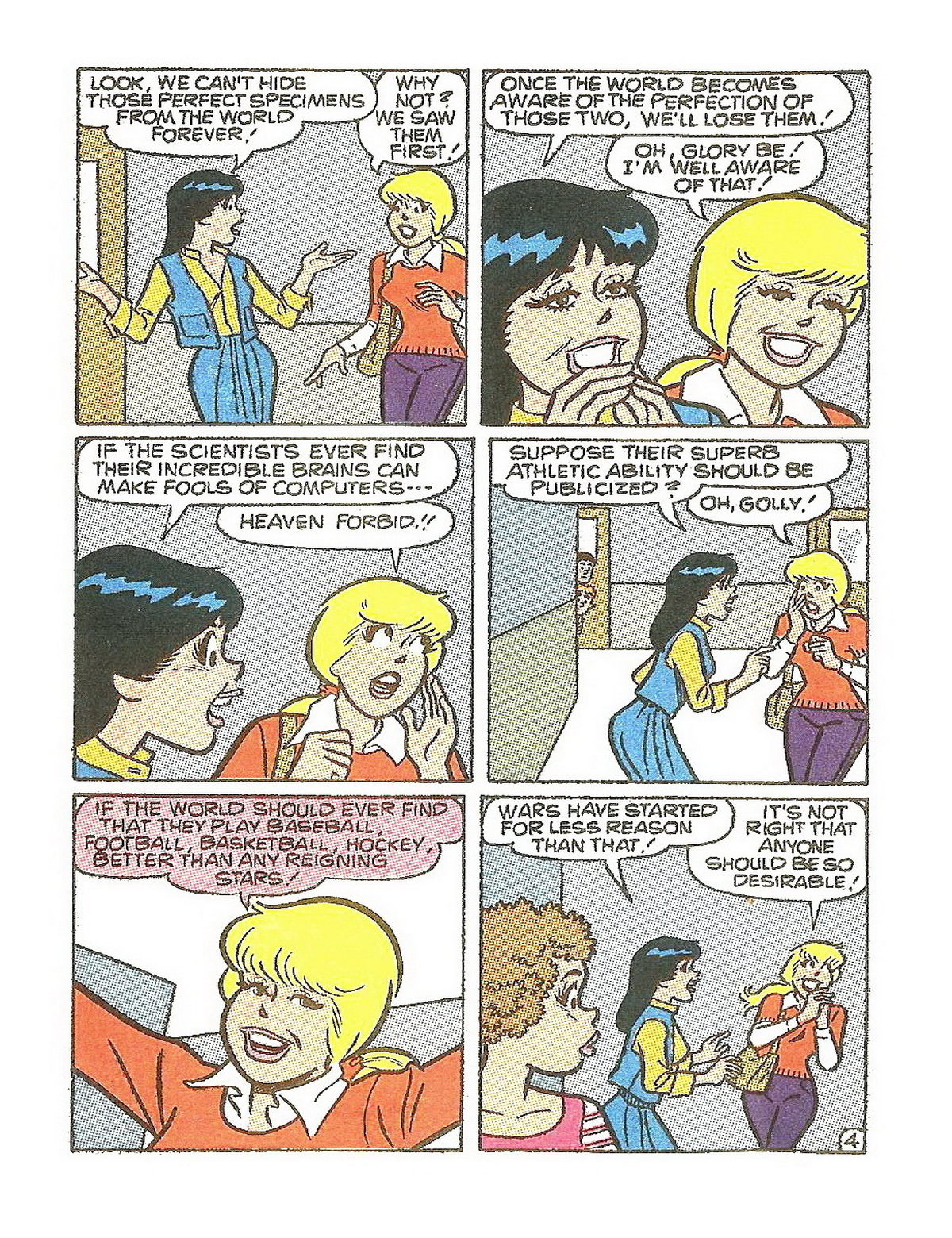 Read online Betty and Veronica Digest Magazine comic -  Issue #29 - 127
