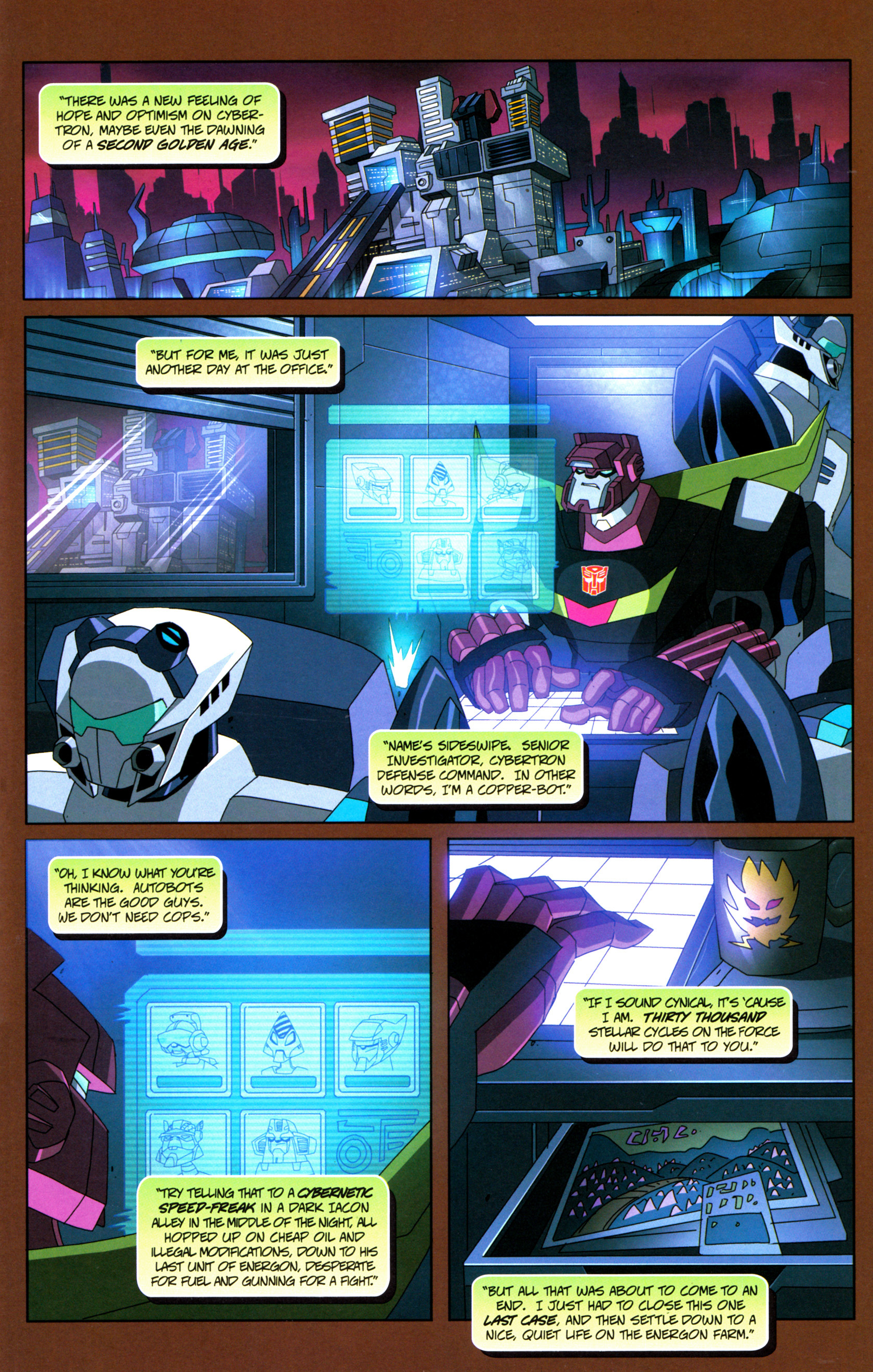 Read online Transformers: Timelines comic -  Issue #6 - 7