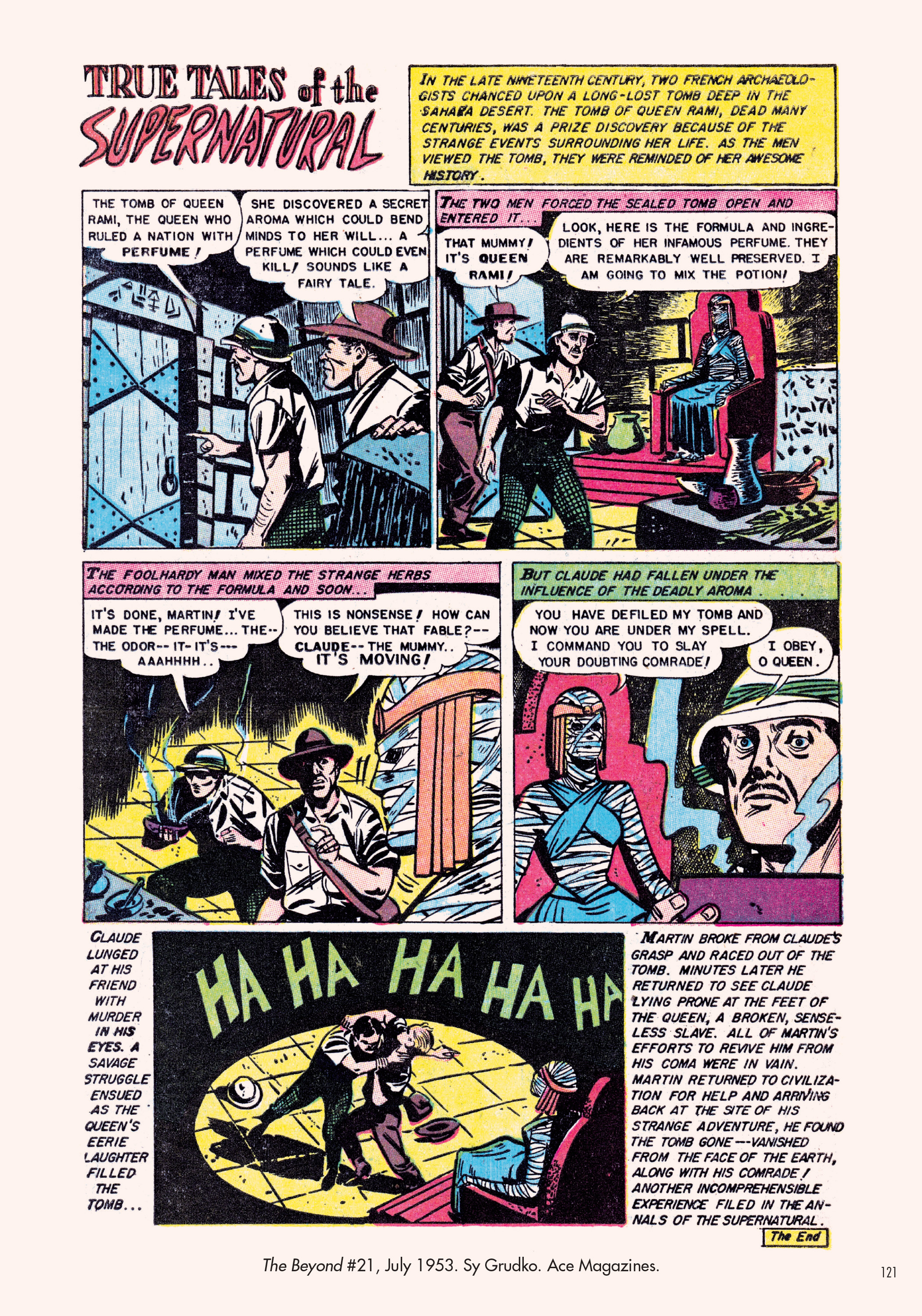 Read online Classic Monsters of Pre-Code Horror Comics: Mummies comic -  Issue # TPB - 121