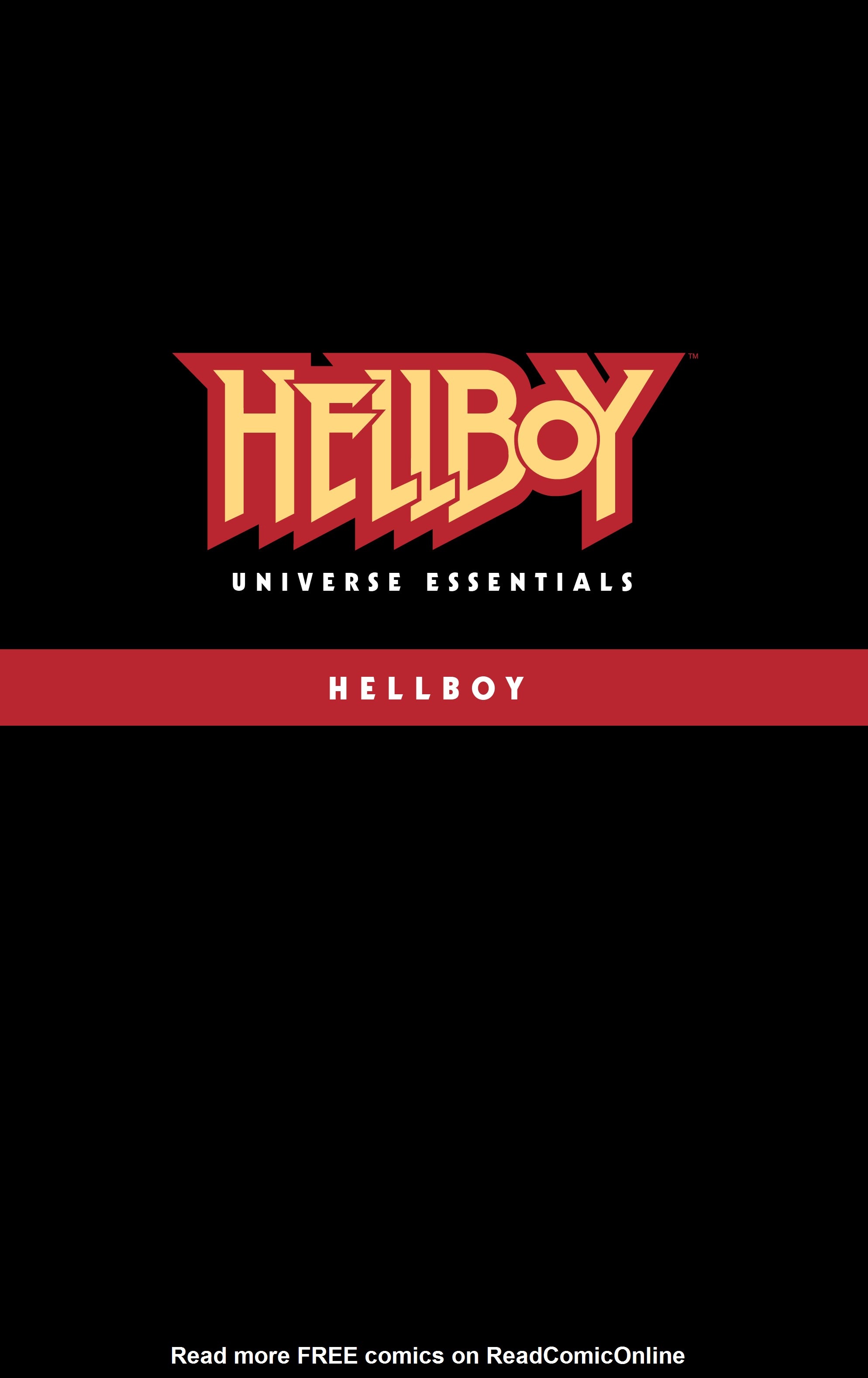 Read online Hellboy Universe Essentials: Hellboy comic -  Issue # TPB (Part 1) - 2