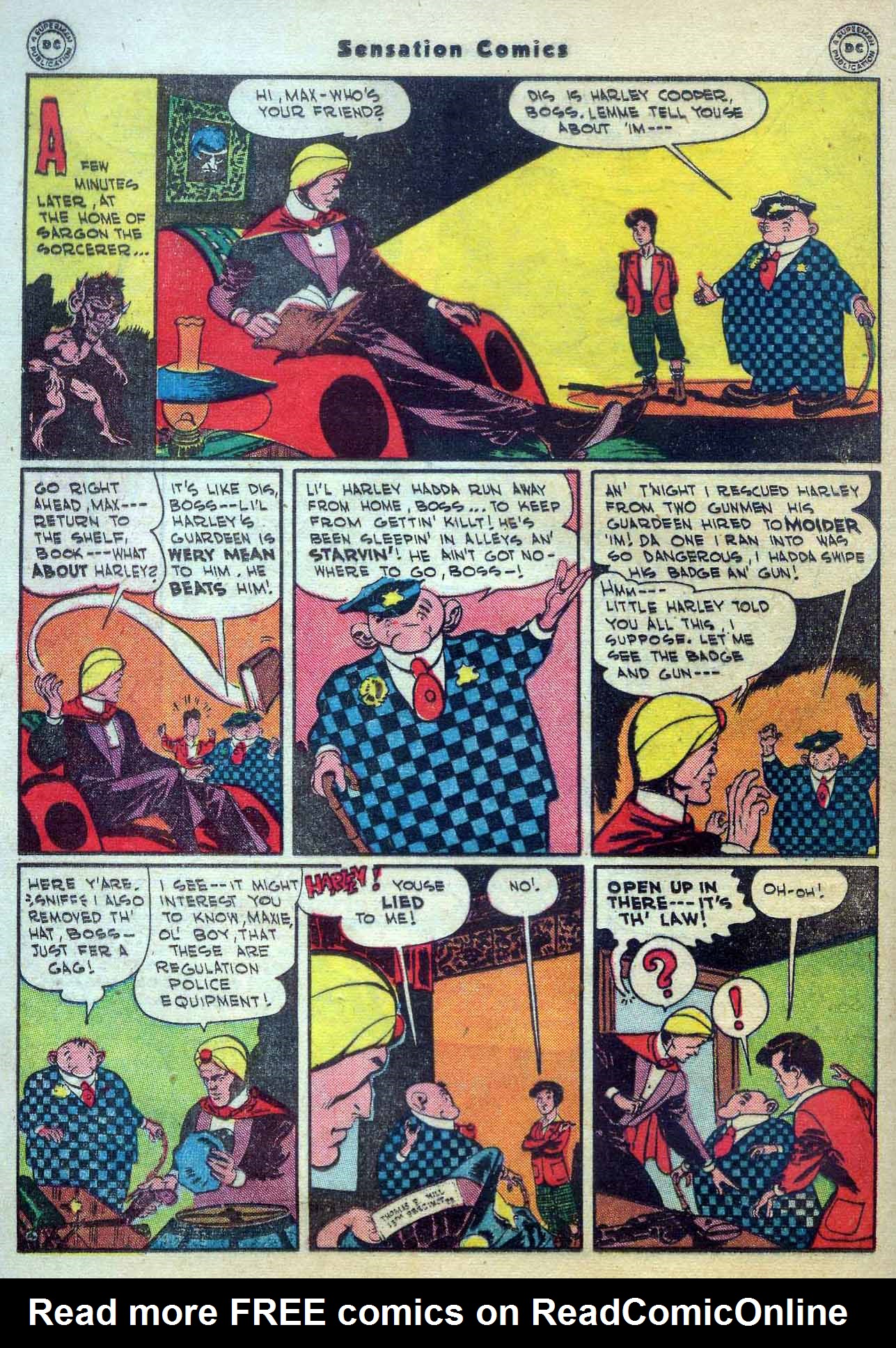 Read online Sensation (Mystery) Comics comic -  Issue #56 - 28