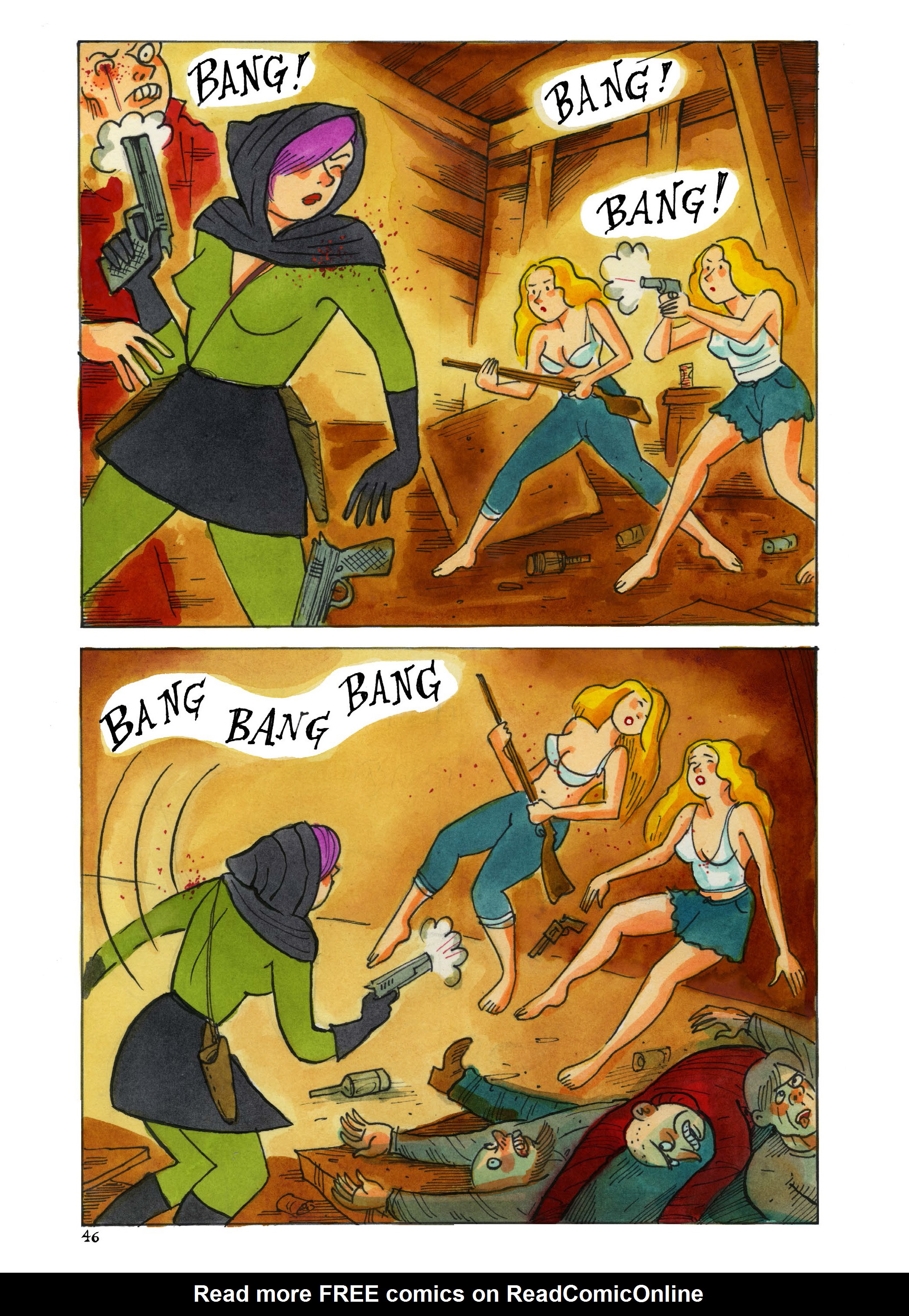 Read online Violenzia and Other Deadly Amusements comic -  Issue # TPB - 47