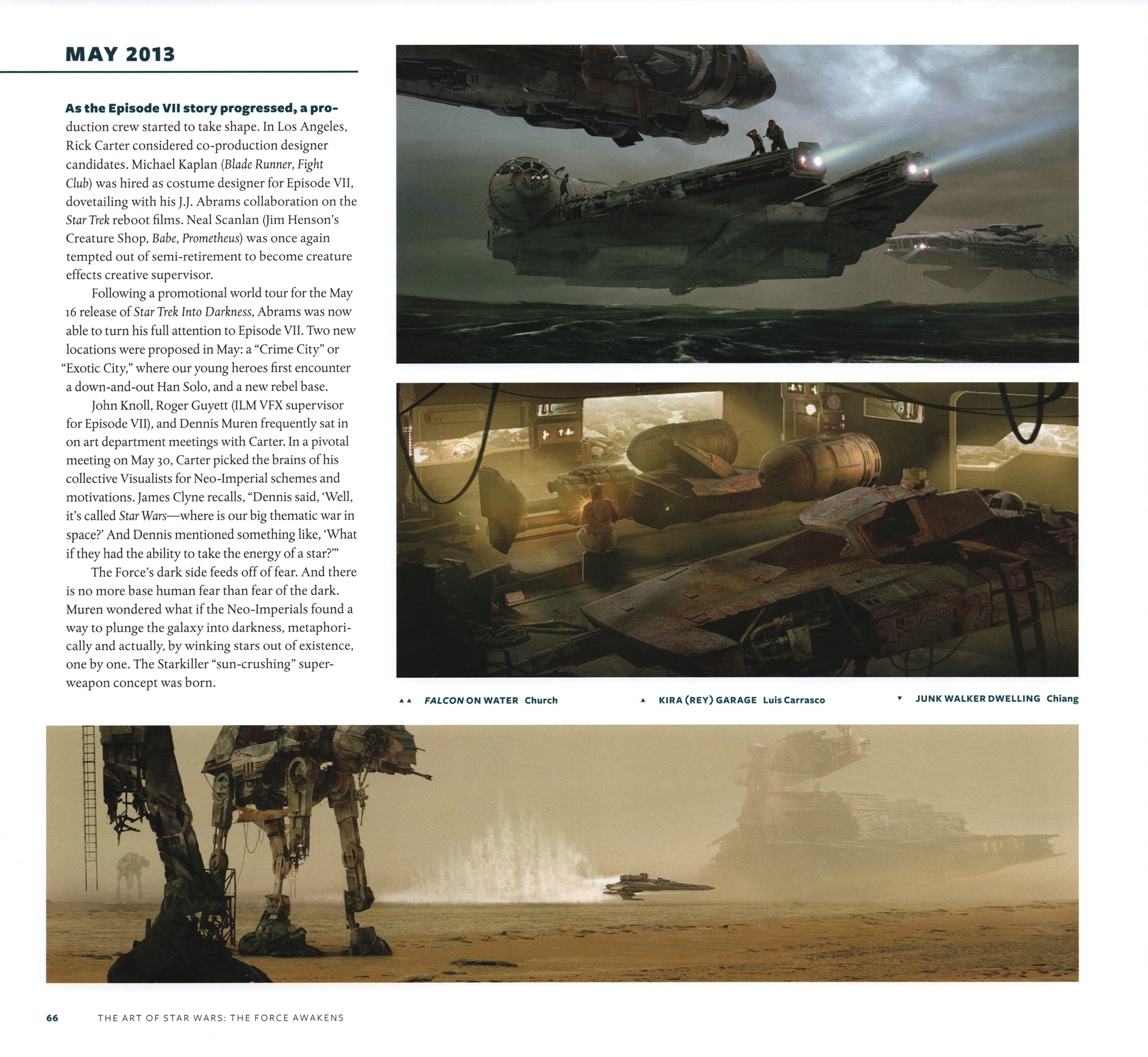 Read online Star Wars: The Art of Star Wars: The Force Awakens comic -  Issue # TPB (Part 1) - 70