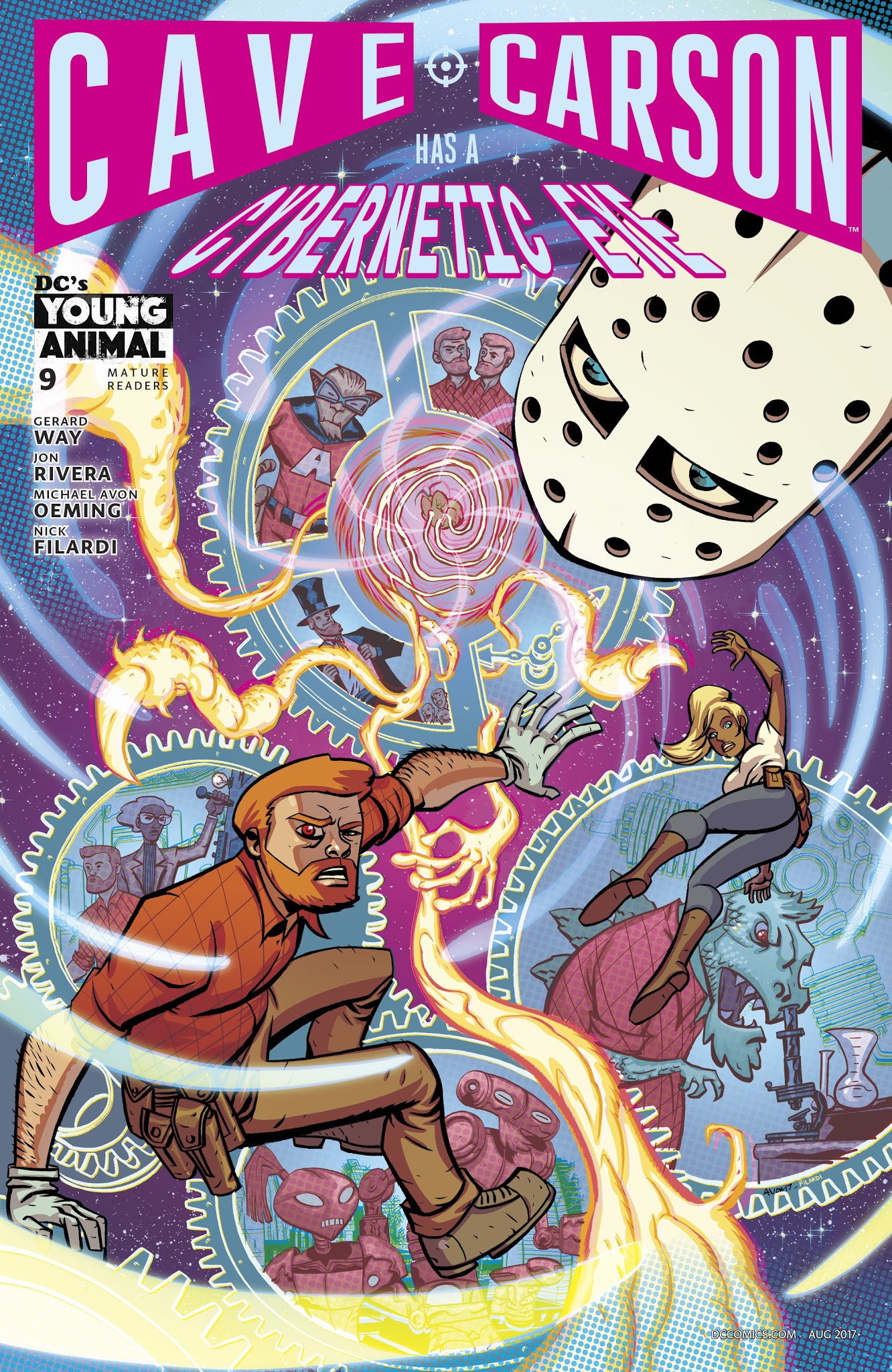 Read online Cave Carson Has a Cybernetic Eye comic -  Issue #9 - 1
