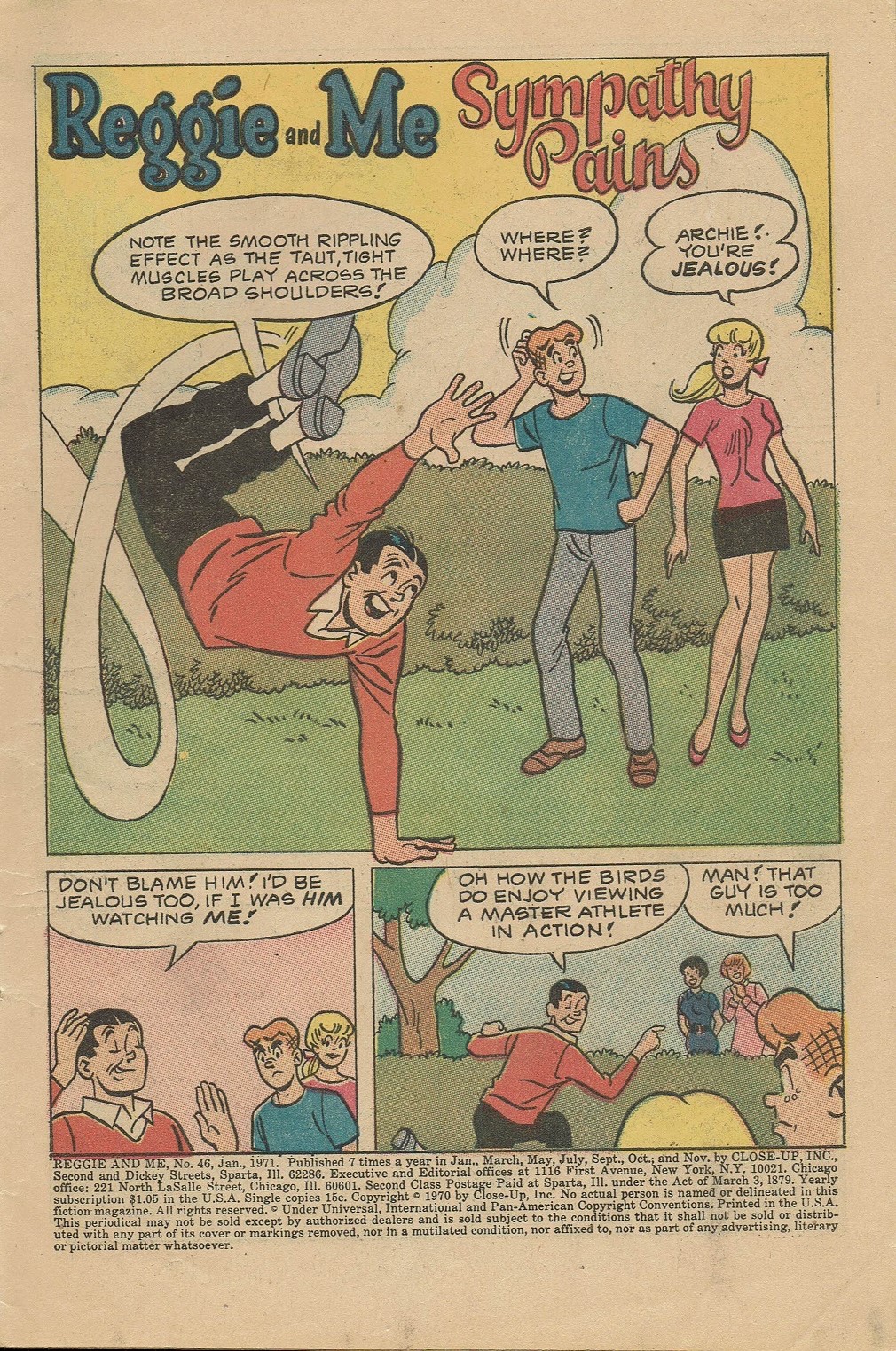 Read online Reggie and Me (1966) comic -  Issue #46 - 3