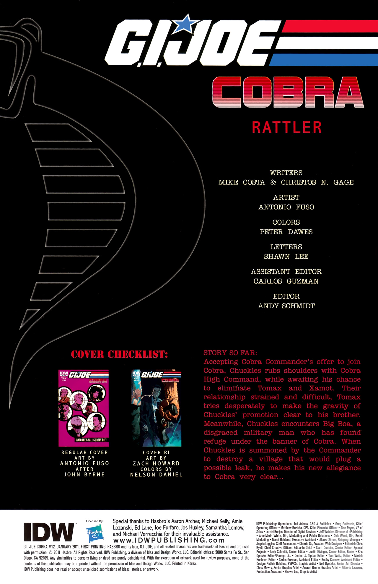 G.I. Joe Cobra (2010) Issue #12 #12 - English 2