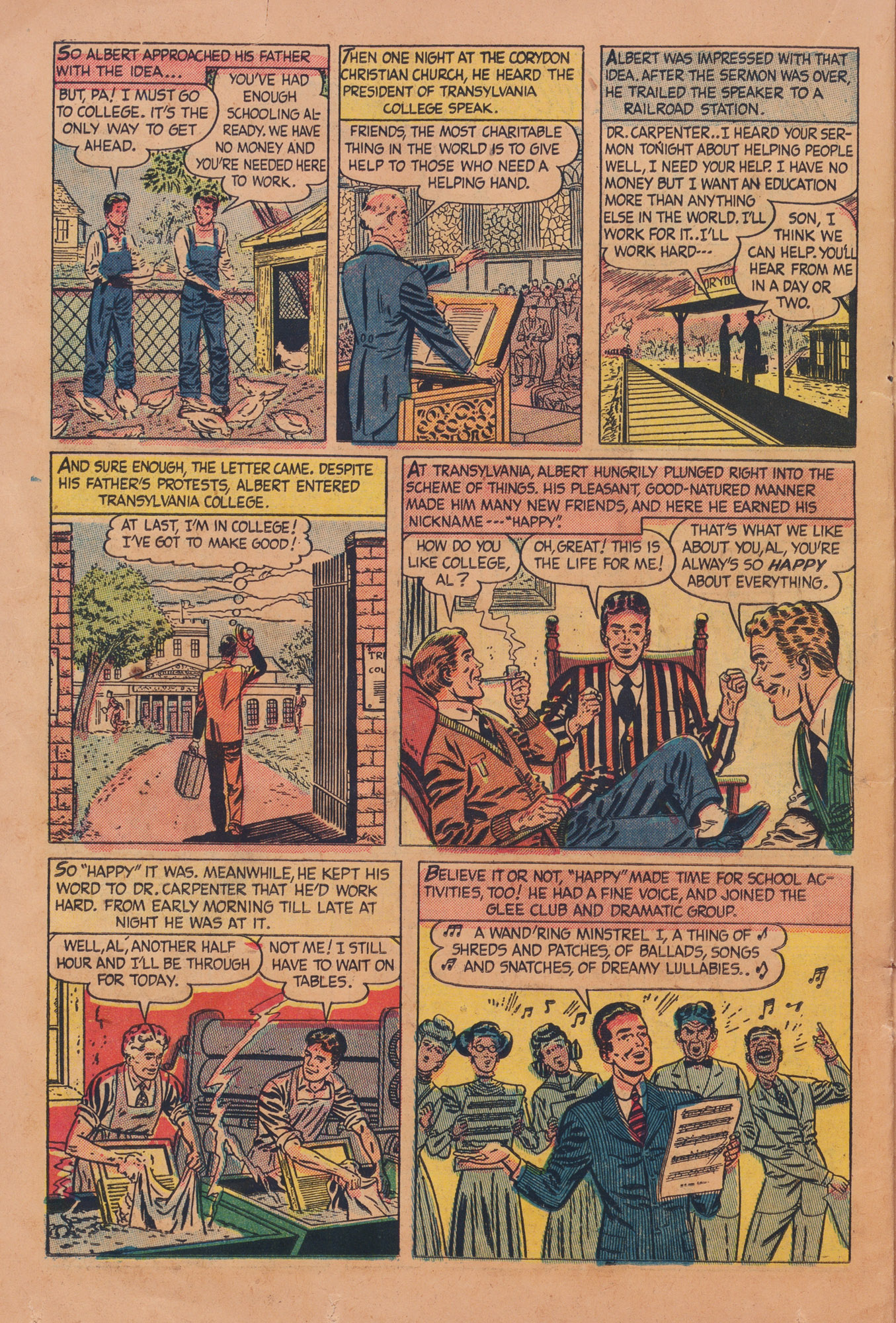Read online Babe Ruth Sports Comics comic -  Issue #4 - 18
