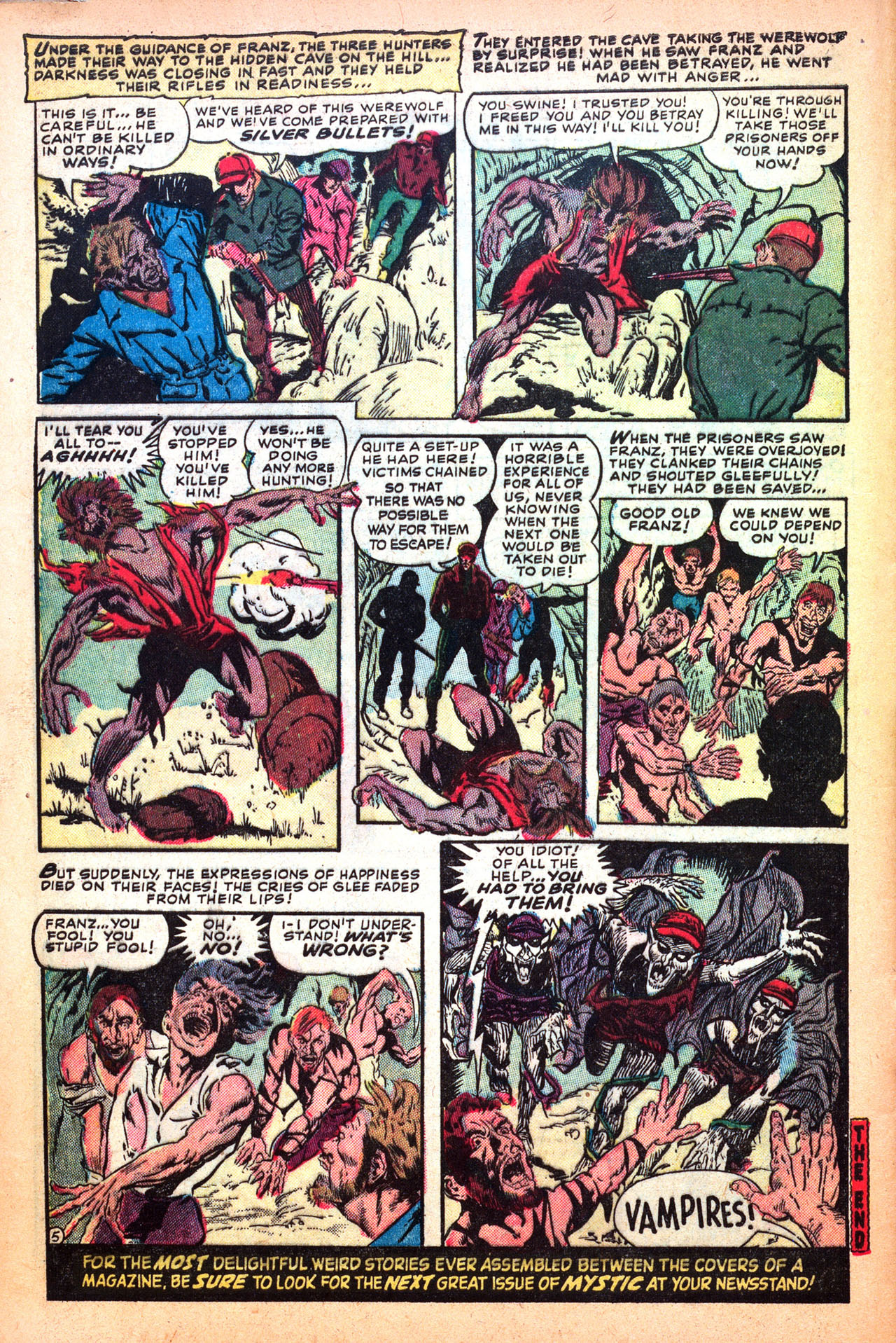 Read online Mystic (1951) comic -  Issue #31 - 32