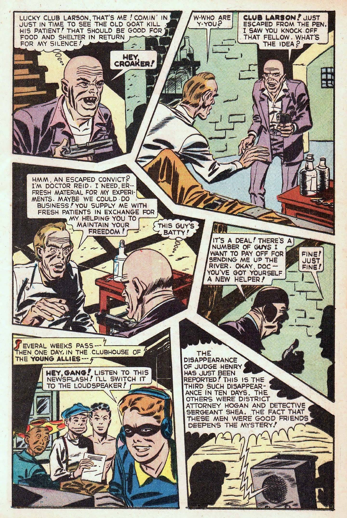 Read online Young Allies Comics comic -  Issue #19 - 21