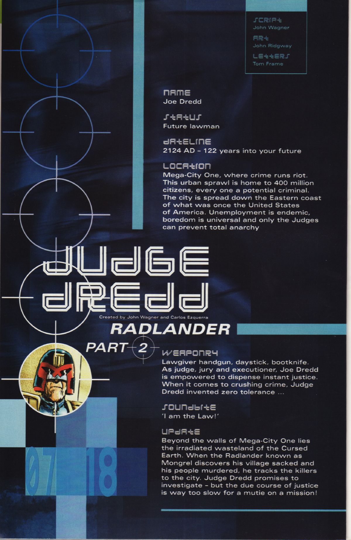 Read online Judge Dredd Megazine (vol. 4) comic -  Issue #17 - 2
