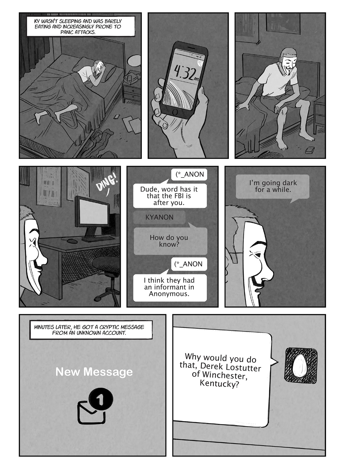 Read online A for Anonymous: How a Mysterious Hacker Collective Transformed the World comic -  Issue # TPB - 97