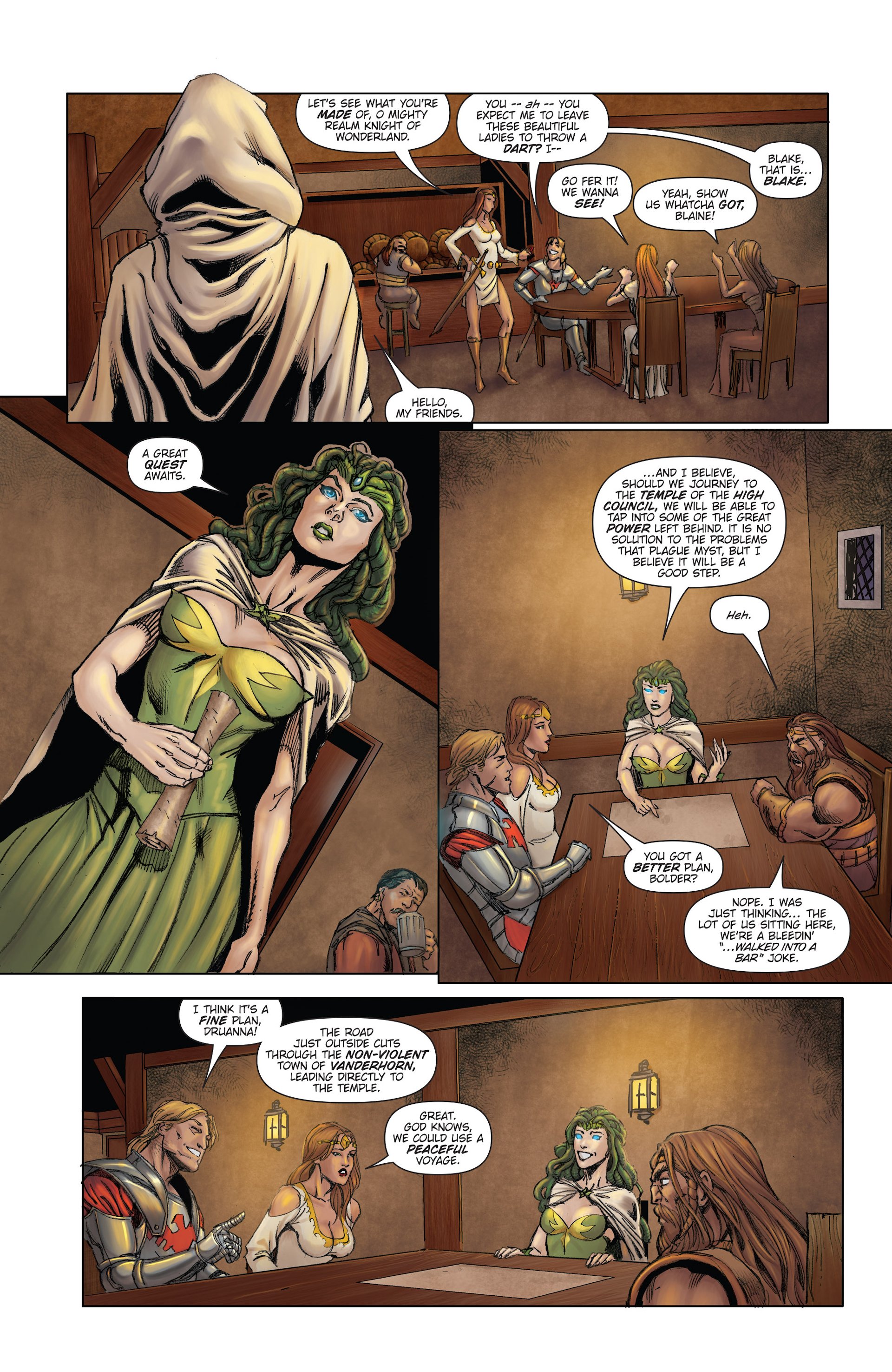 Read online Grimm Fairy Tales presents Quest comic -  Issue #1 - 7