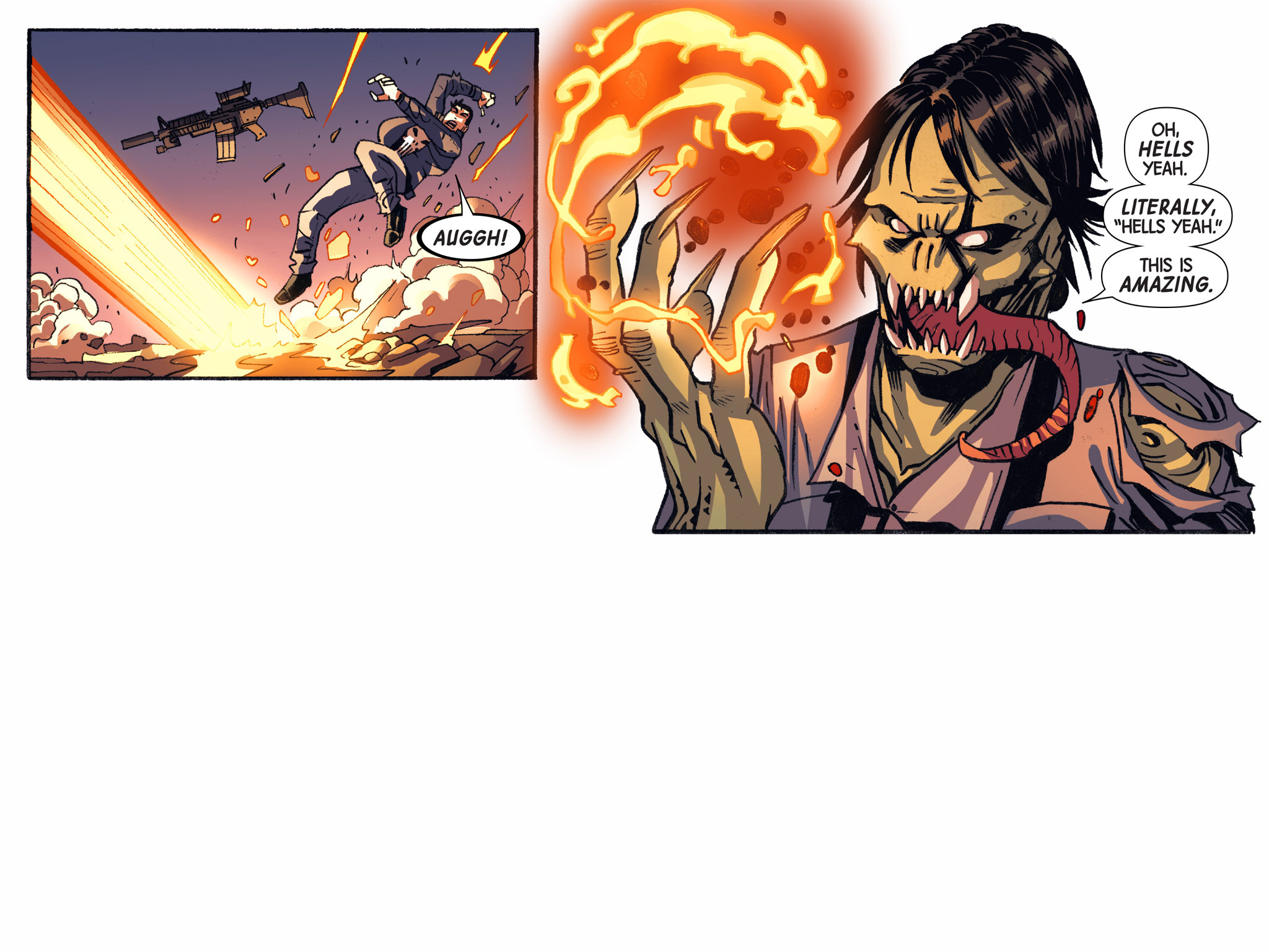 Read online Doctor Strange/Punisher: Magic Bullets Infinite Comic comic -  Issue #3 - 12