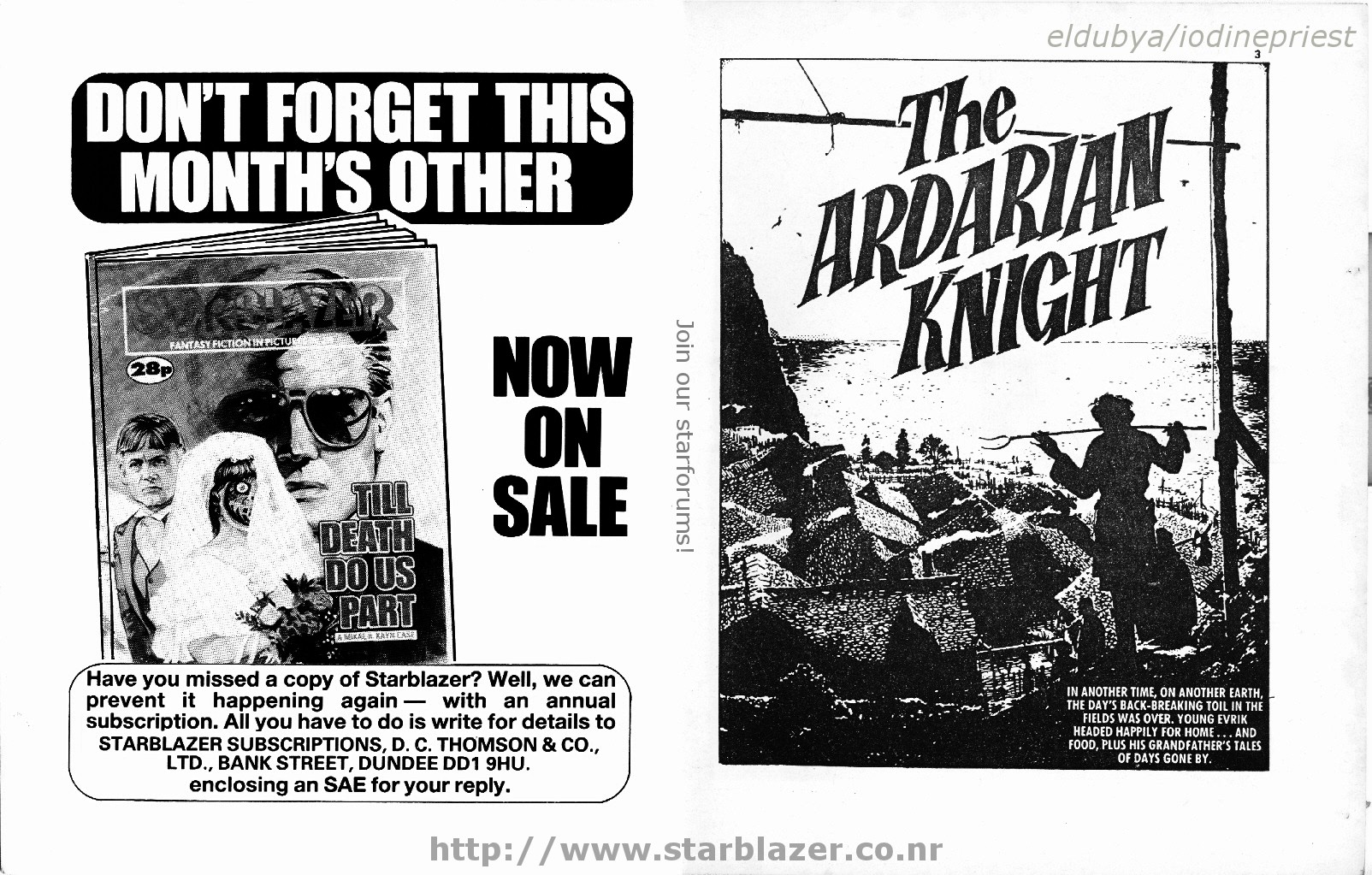 Read online Starblazer comic -  Issue #218 - 3