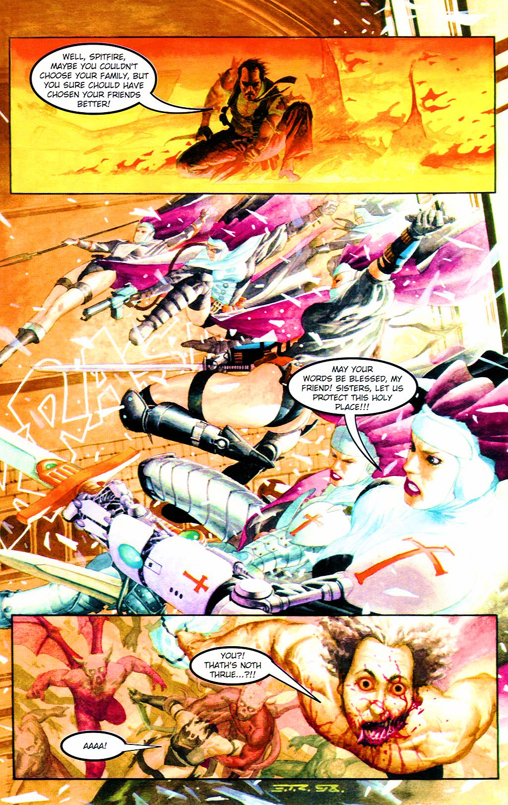 Read online Warrior Nun: Frenzy comic -  Issue #2 - 19