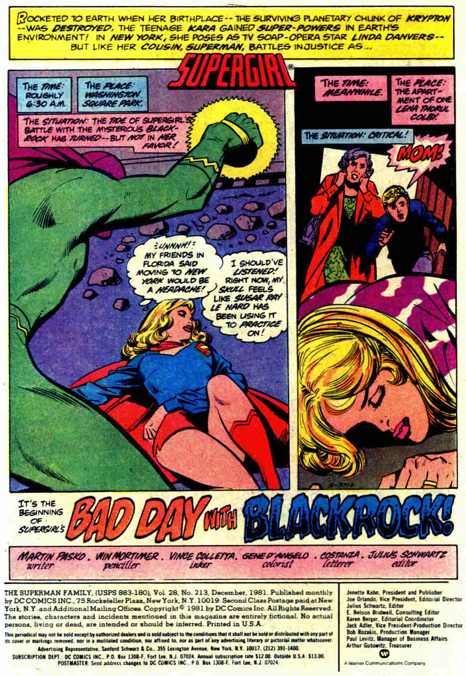 Read online The Superman Family comic -  Issue #213 - 3