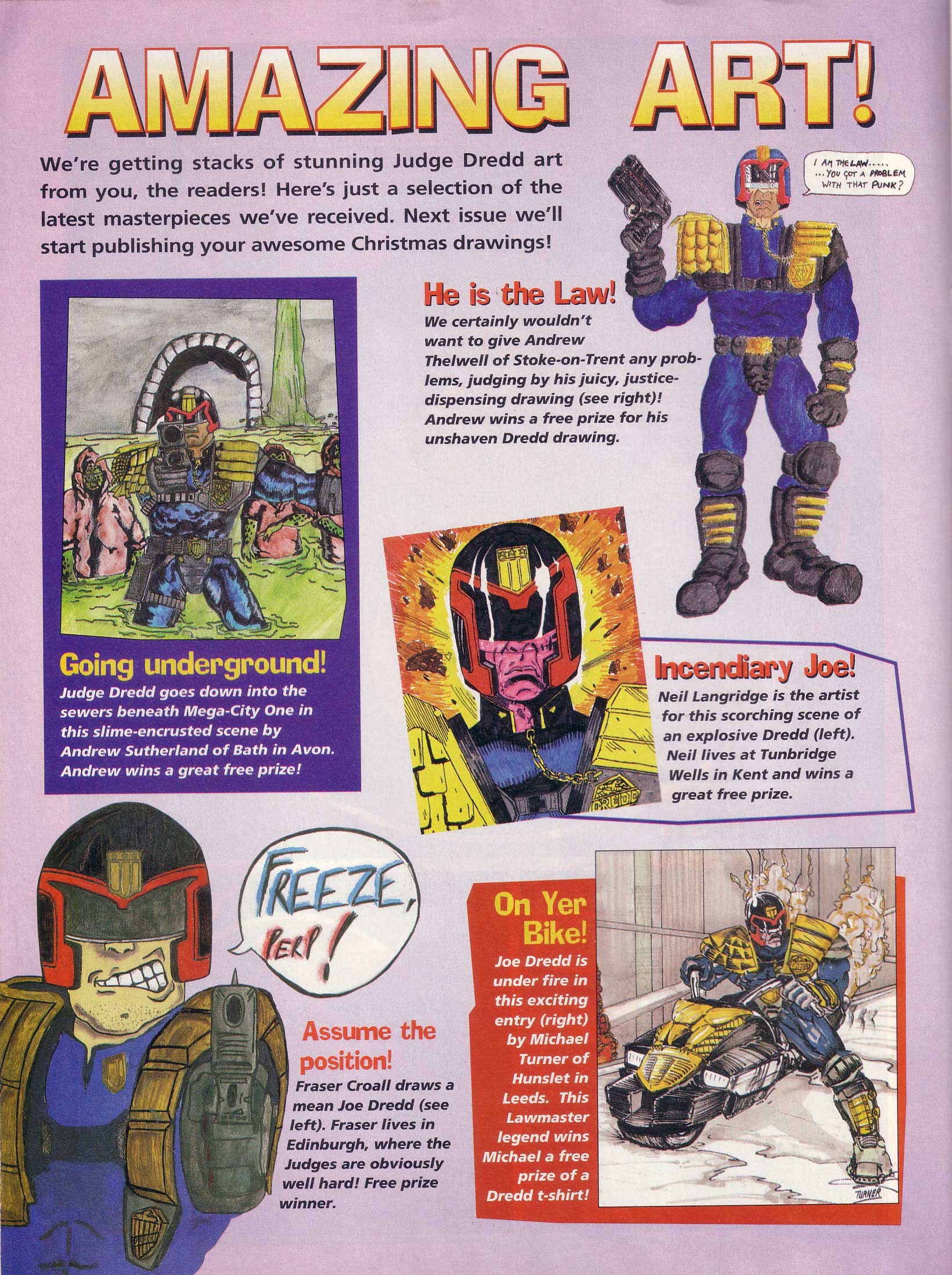 Read online Judge Dredd Lawman of the Future comic -  Issue #10 - 14