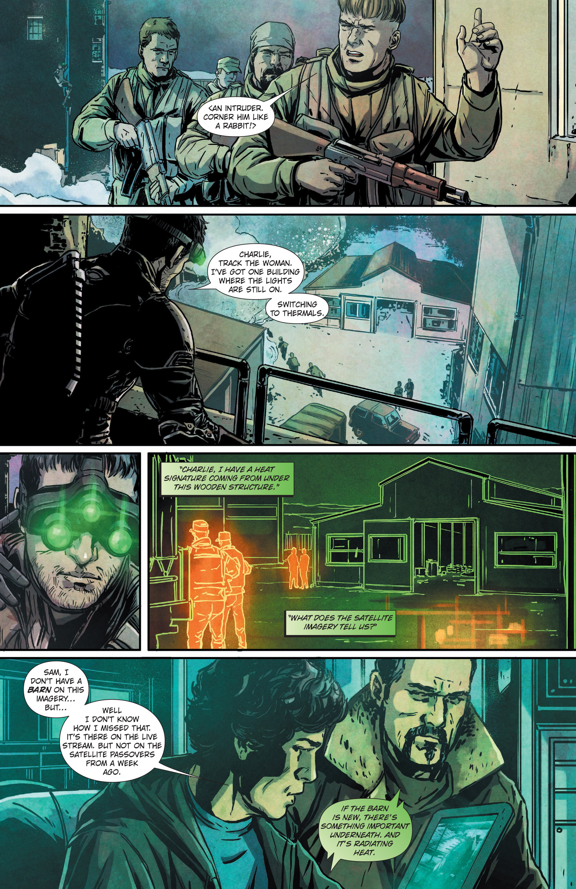 Read online Tom Clancy's Splinter Cell: Echoes comic -  Issue #3 - 22