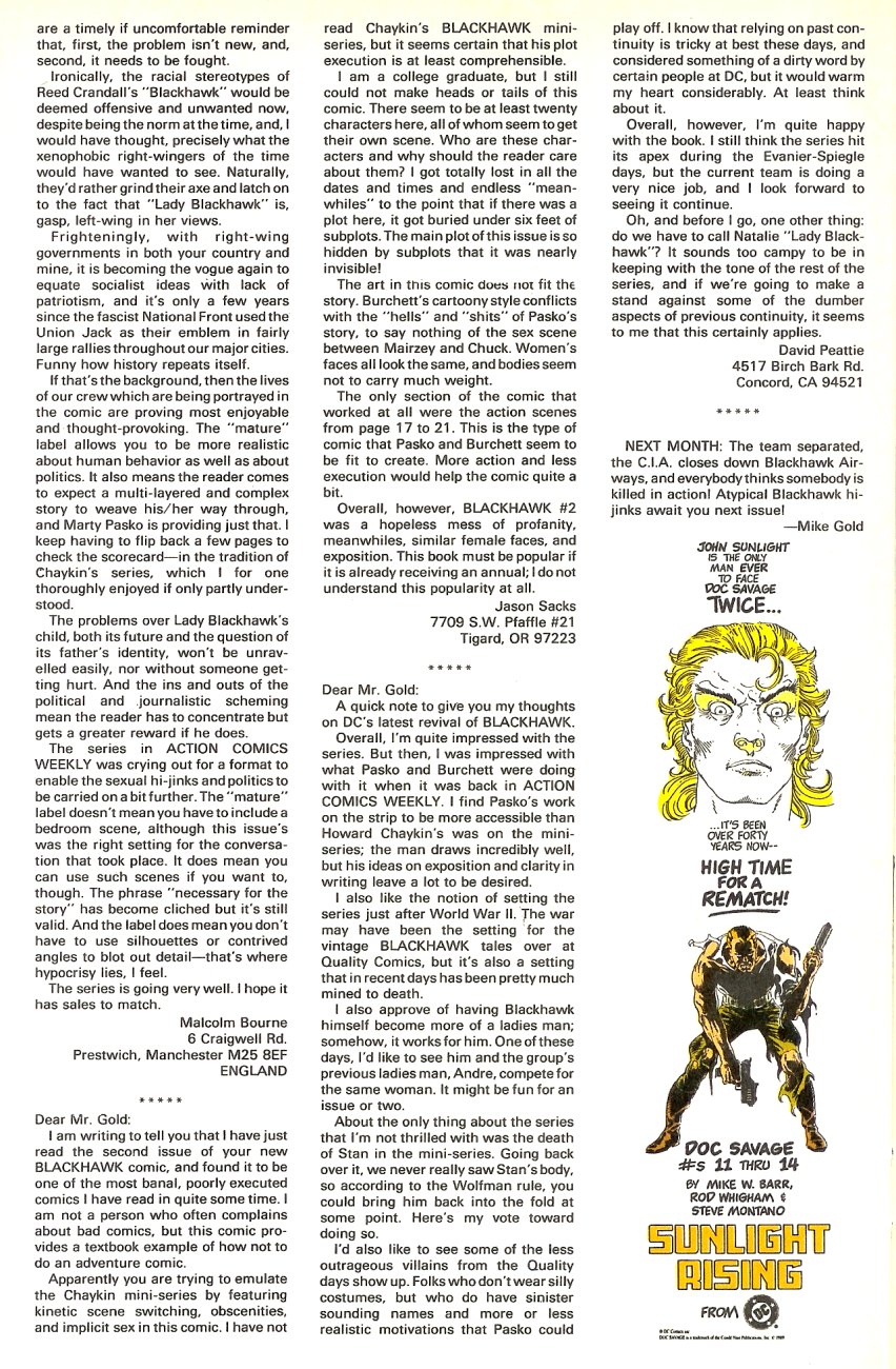Blackhawk (1989) Issue #5 #6 - English 27