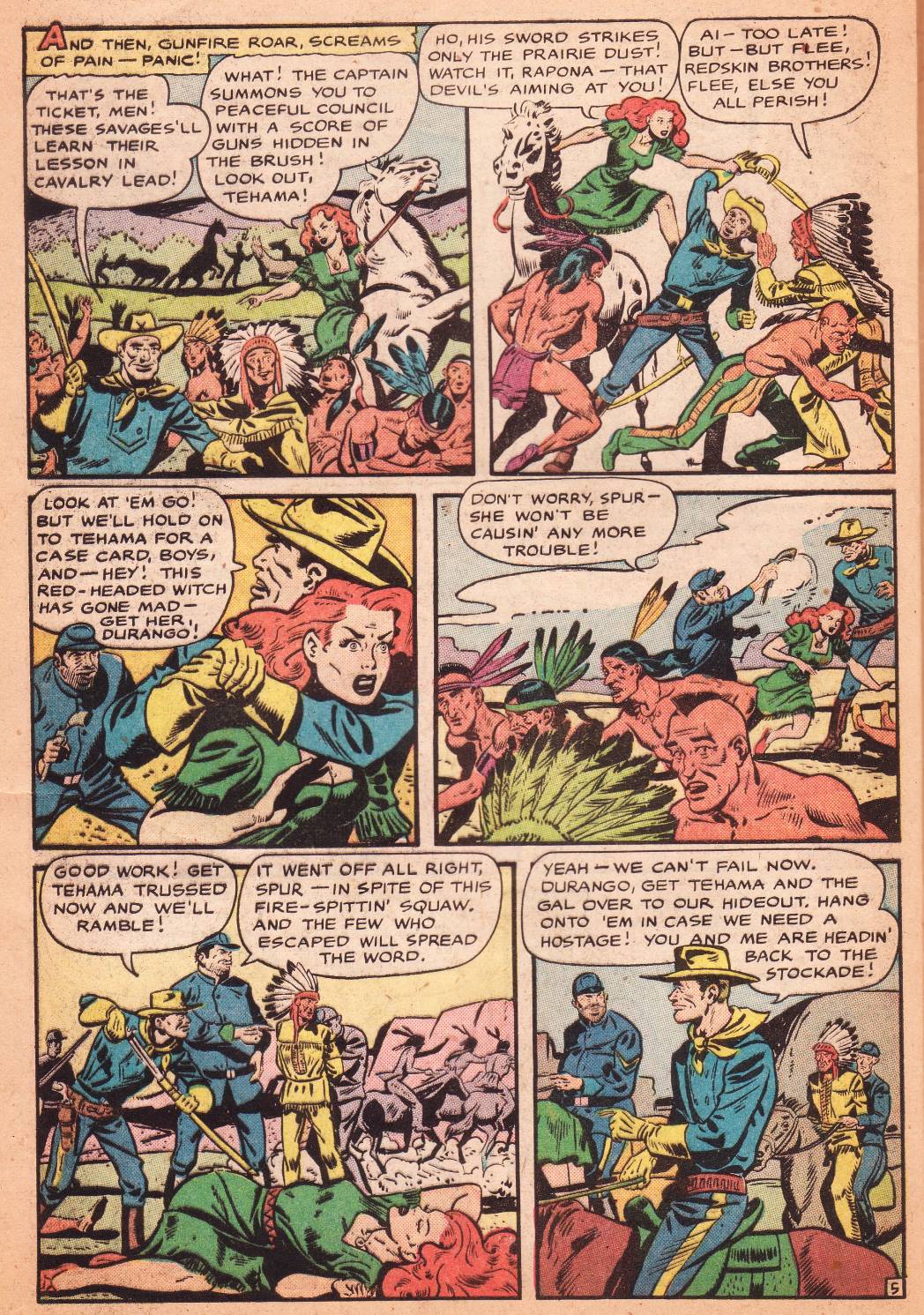 Read online Pioneer West Romances comic -  Issue #5 - 28