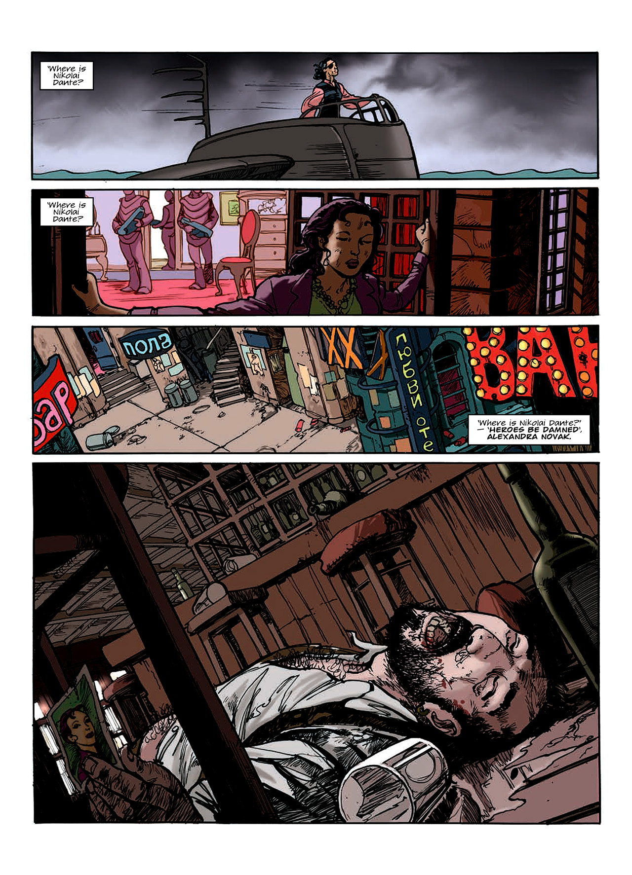 Read online Nikolai Dante comic -  Issue # TPB 10 - 134