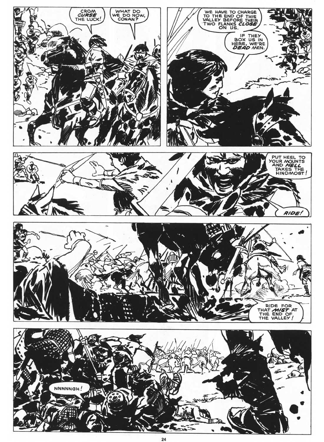 Read online The Savage Sword Of Conan comic -  Issue #162 - 26