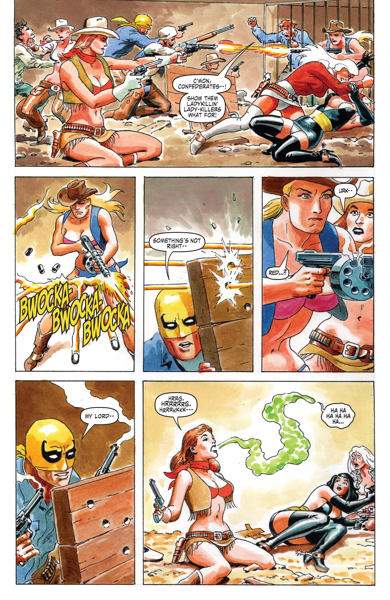 Read online The Immortal Iron Fist: Orson Randall and The Green Mist of Death comic -  Issue # Full - 17