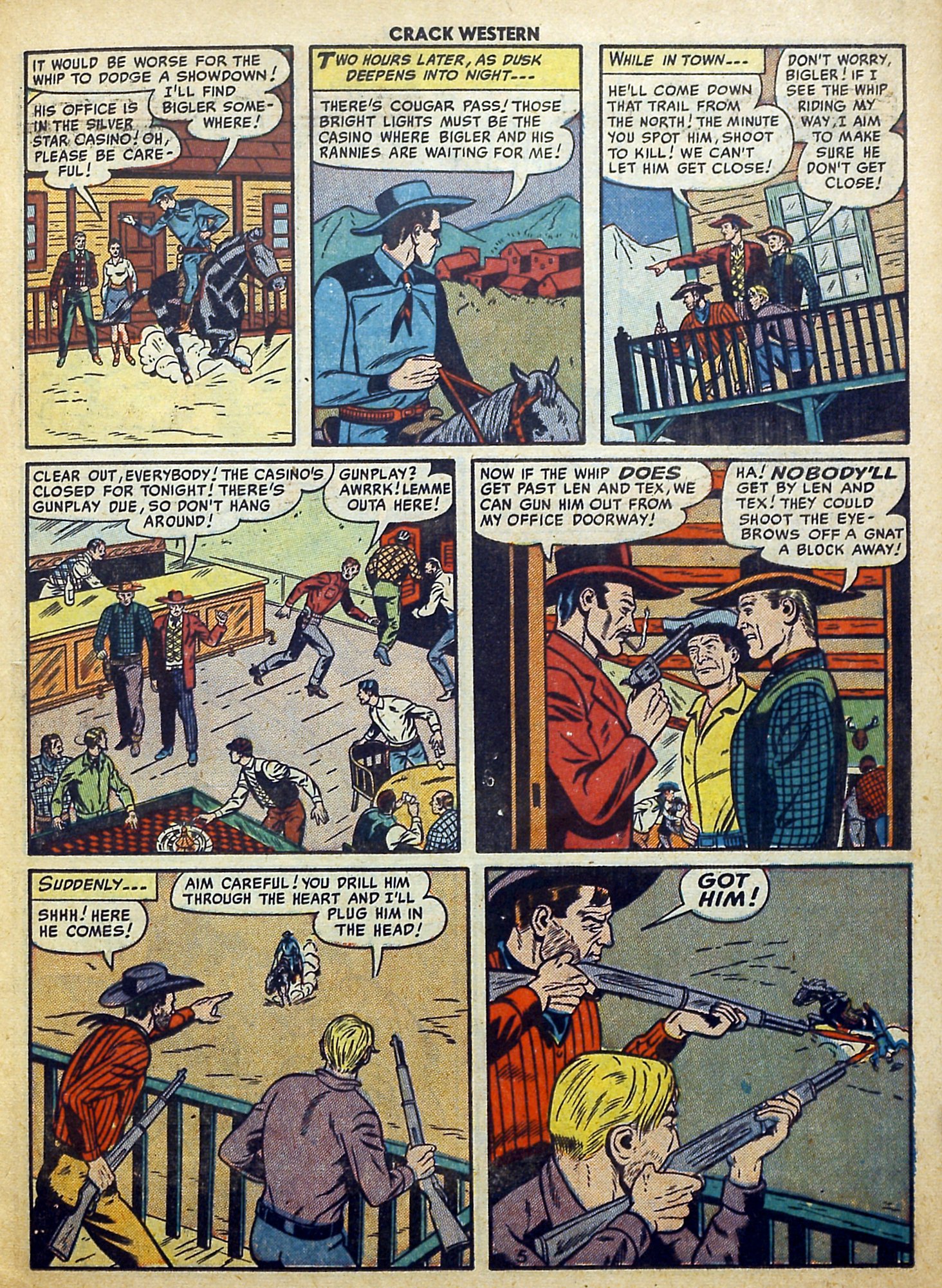 Read online Crack Western comic -  Issue #74 - 23