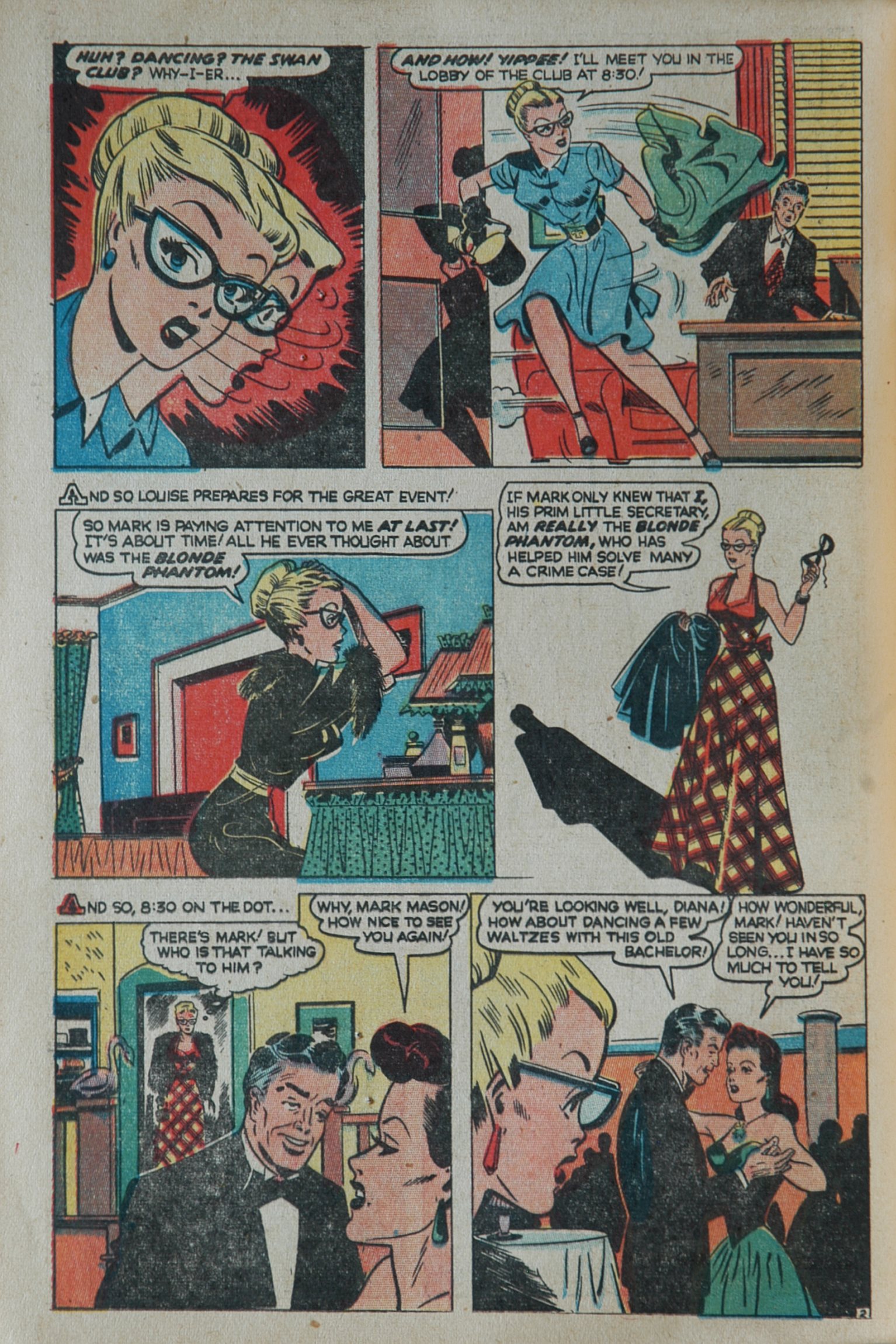 Read online Blonde Phantom Comics comic -  Issue #17 - 12