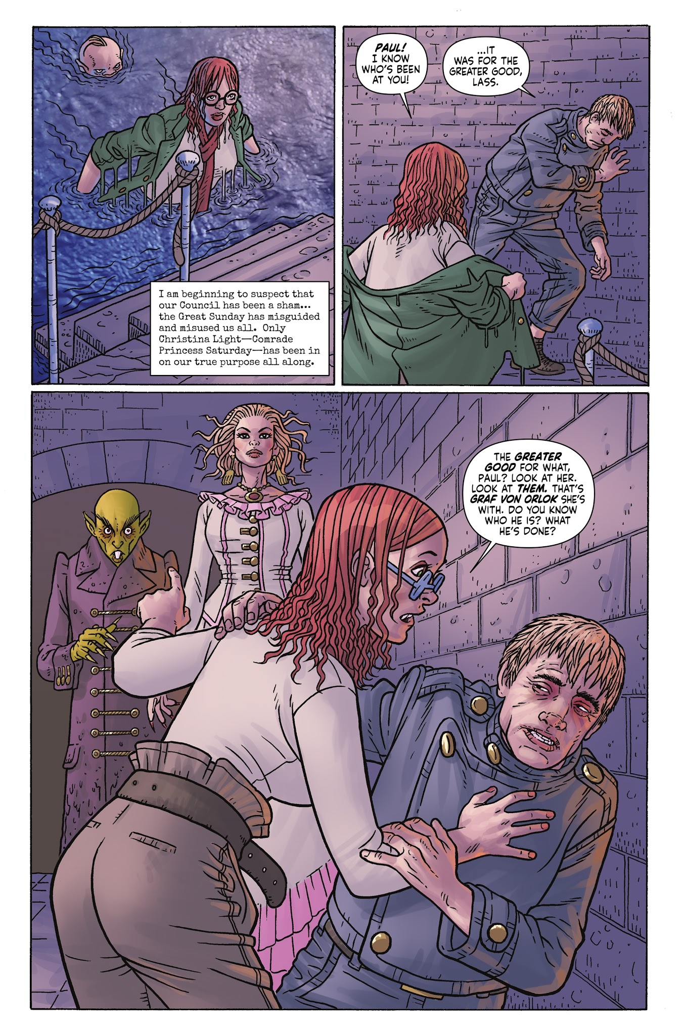 Read online Anno Dracula comic -  Issue #5 - 9