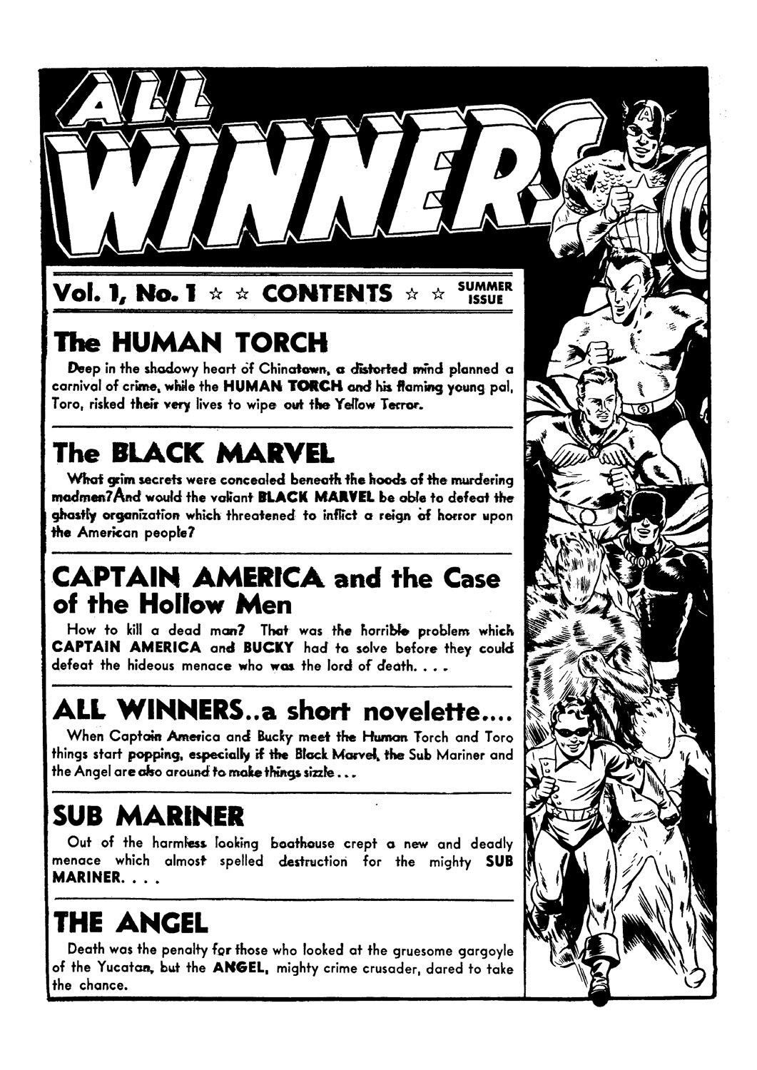 Read online All-Winners Comics comic -  Issue #1 - 2