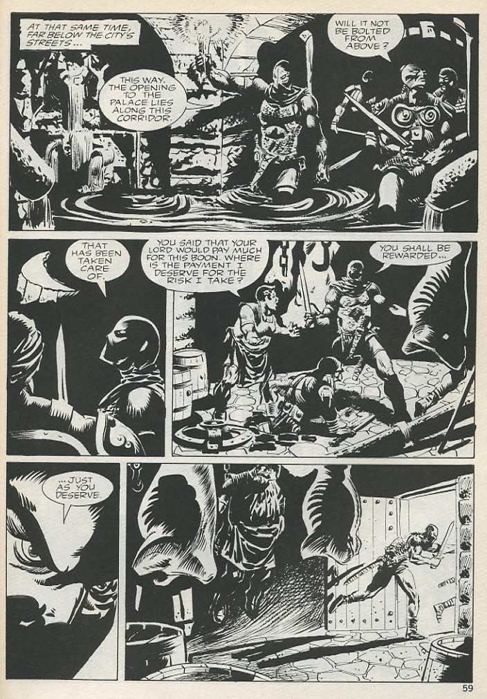 Read online The Savage Sword Of Conan comic -  Issue #131 - 59
