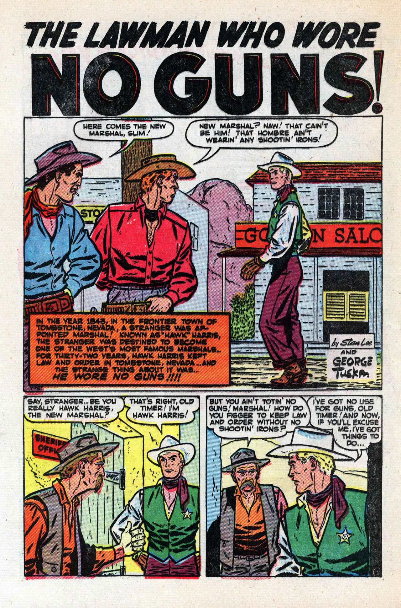 Read online The Gunhawk comic -  Issue #13 - 16