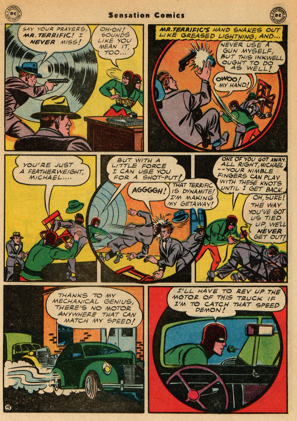 Read online Sensation (Mystery) Comics comic -  Issue #51 - 29