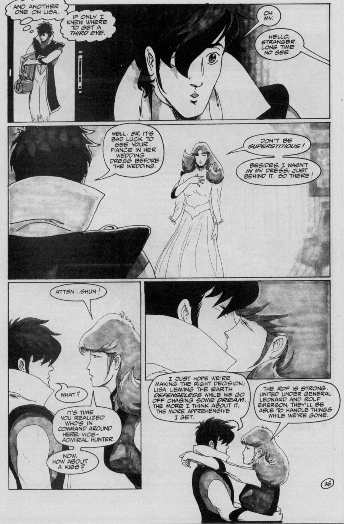 Read online Robotech II: The Sentinels - The Marriage of Rick Hunter and Lisa Hayes comic -  Issue # TPB 1 - 63