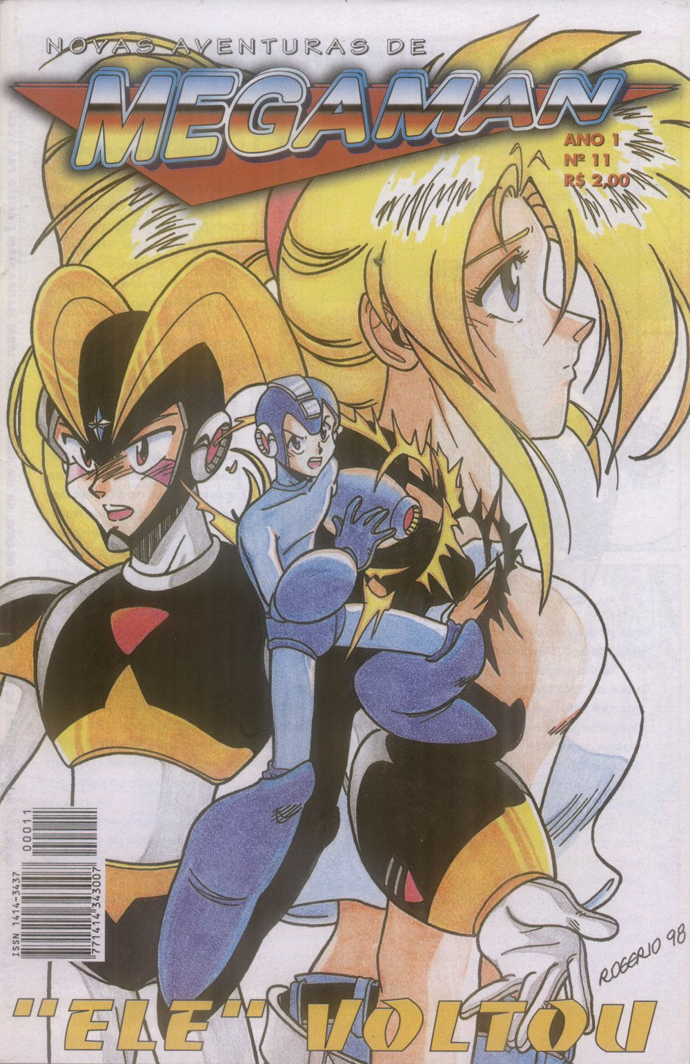 Read online Novas Aventuras de Megaman comic -  Issue #11 - 1