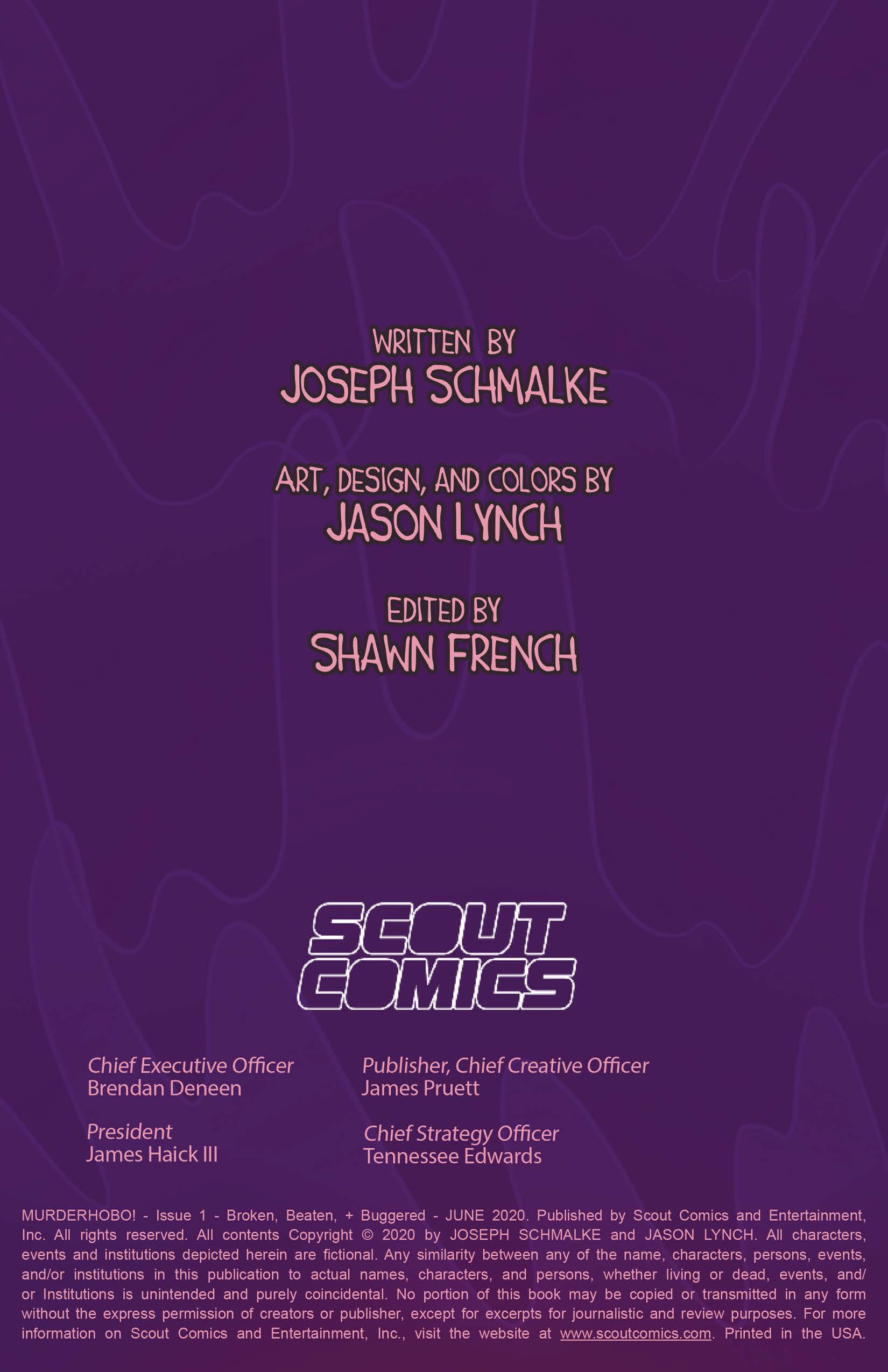 Read online MurderHobo! - Broken, Beaten,   Buggered comic -  Issue # Full - 2