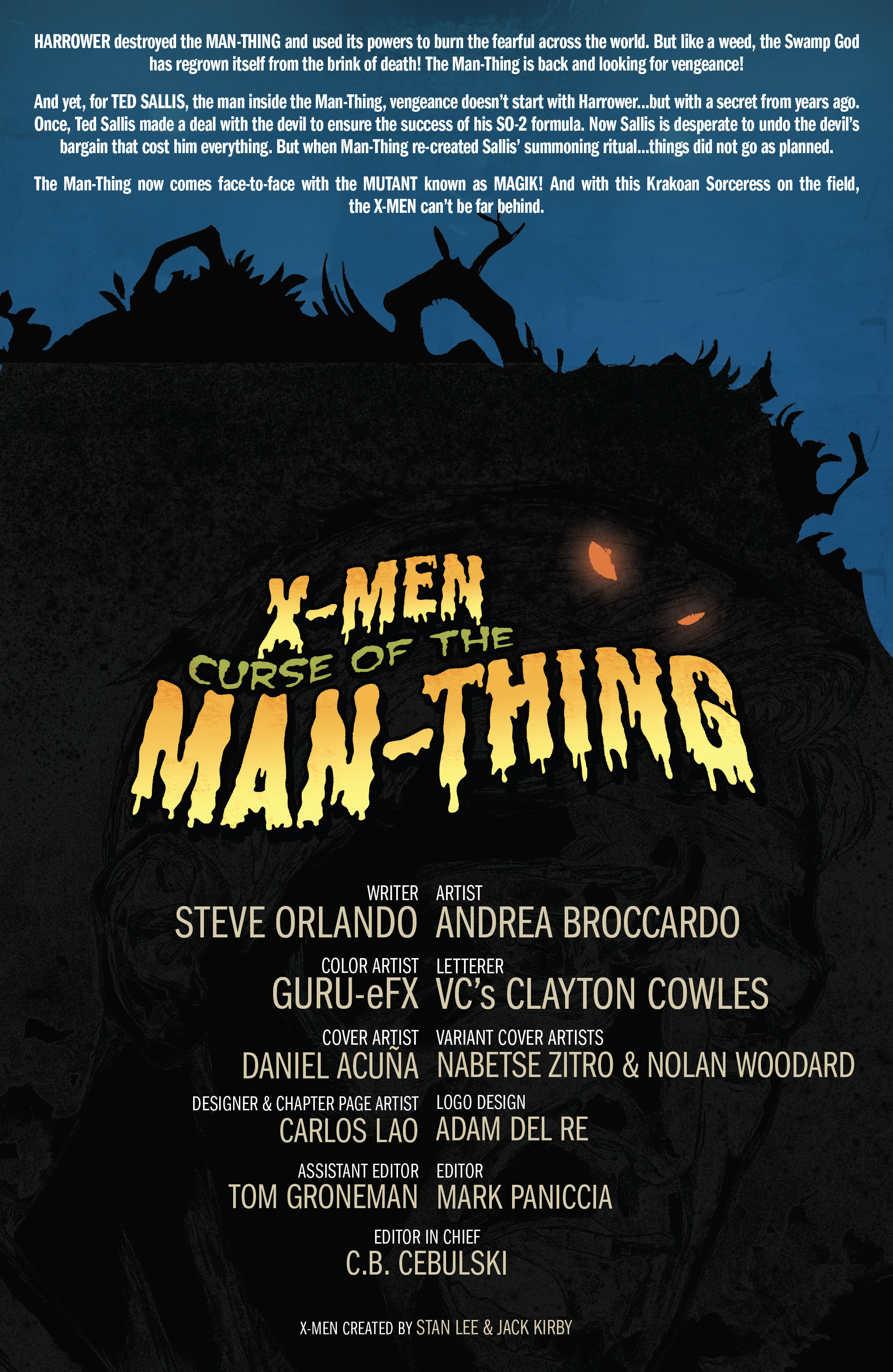 Read online Curse Of The Man-Thing comic -  Issue # X-Men - 2
