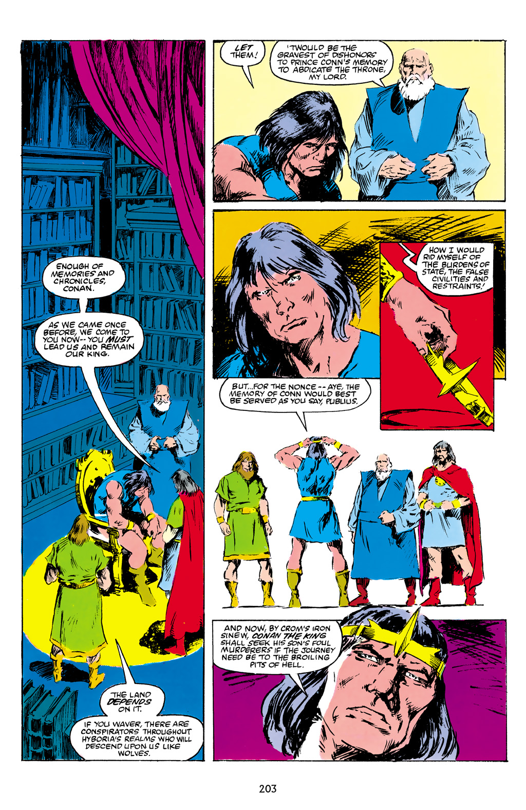 Read online The Chronicles of King Conan comic -  Issue # TPB 4 (Part 2) - 106