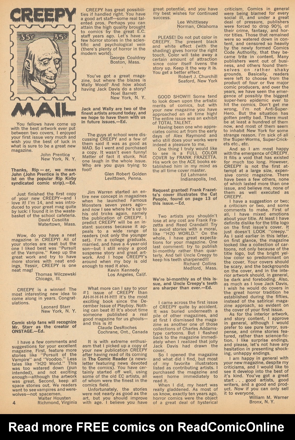 Read online Creepy (1964) comic -  Issue #2 - 4