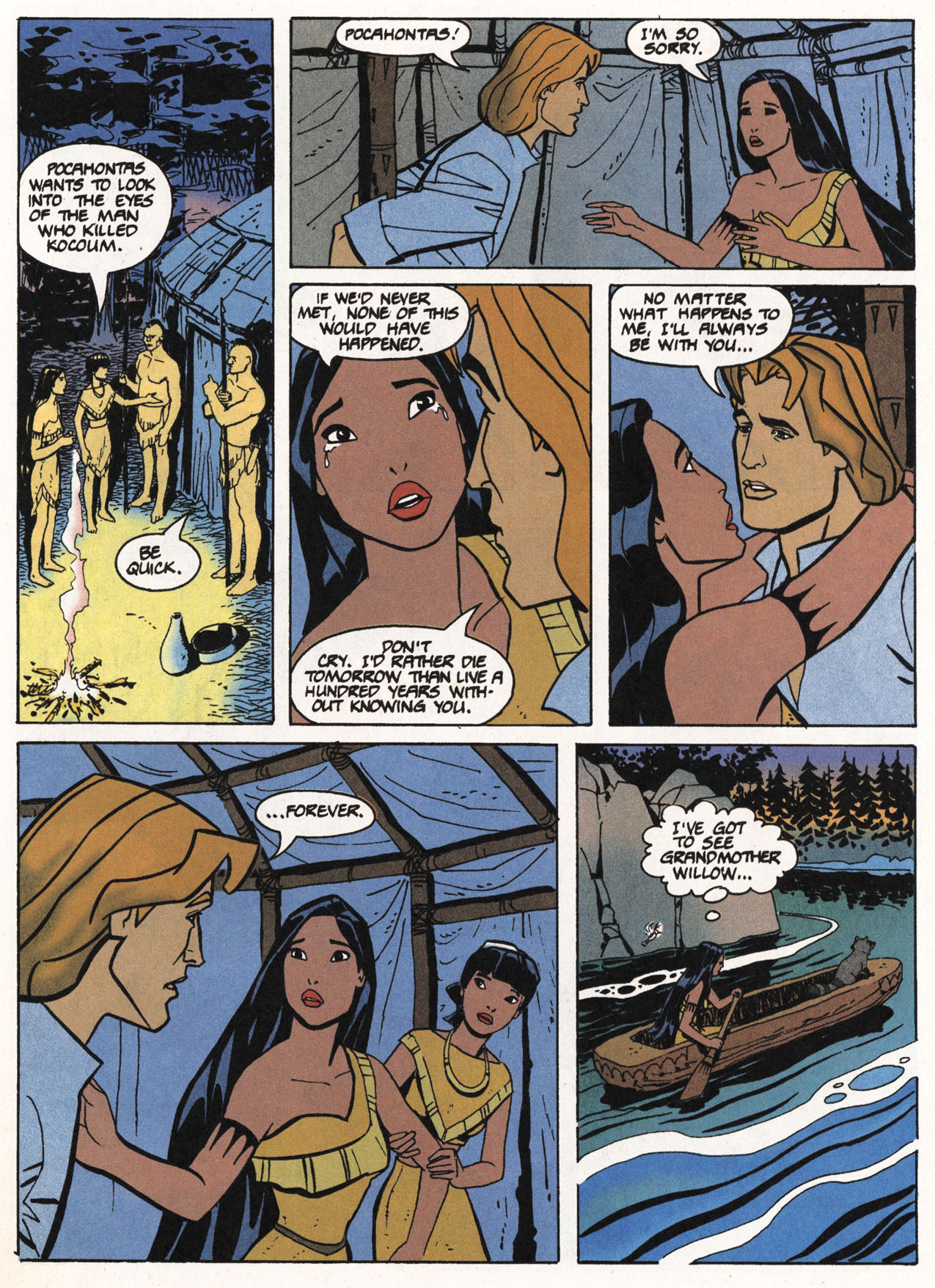 Read online Disney's Pocahontas comic -  Issue #2 - 21