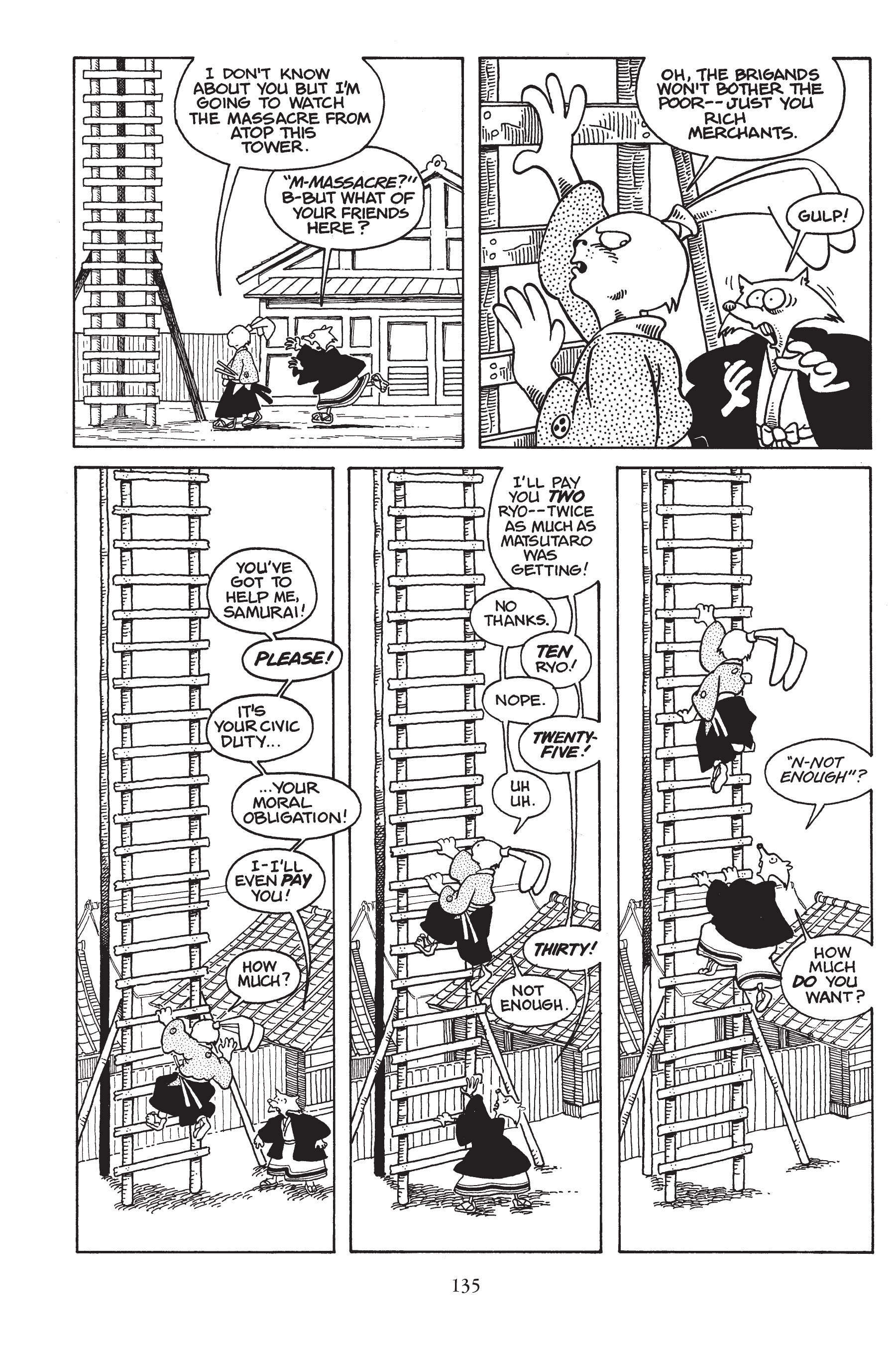 Read online Usagi Yojimbo (1987) comic -  Issue # _TPB 2 - 135