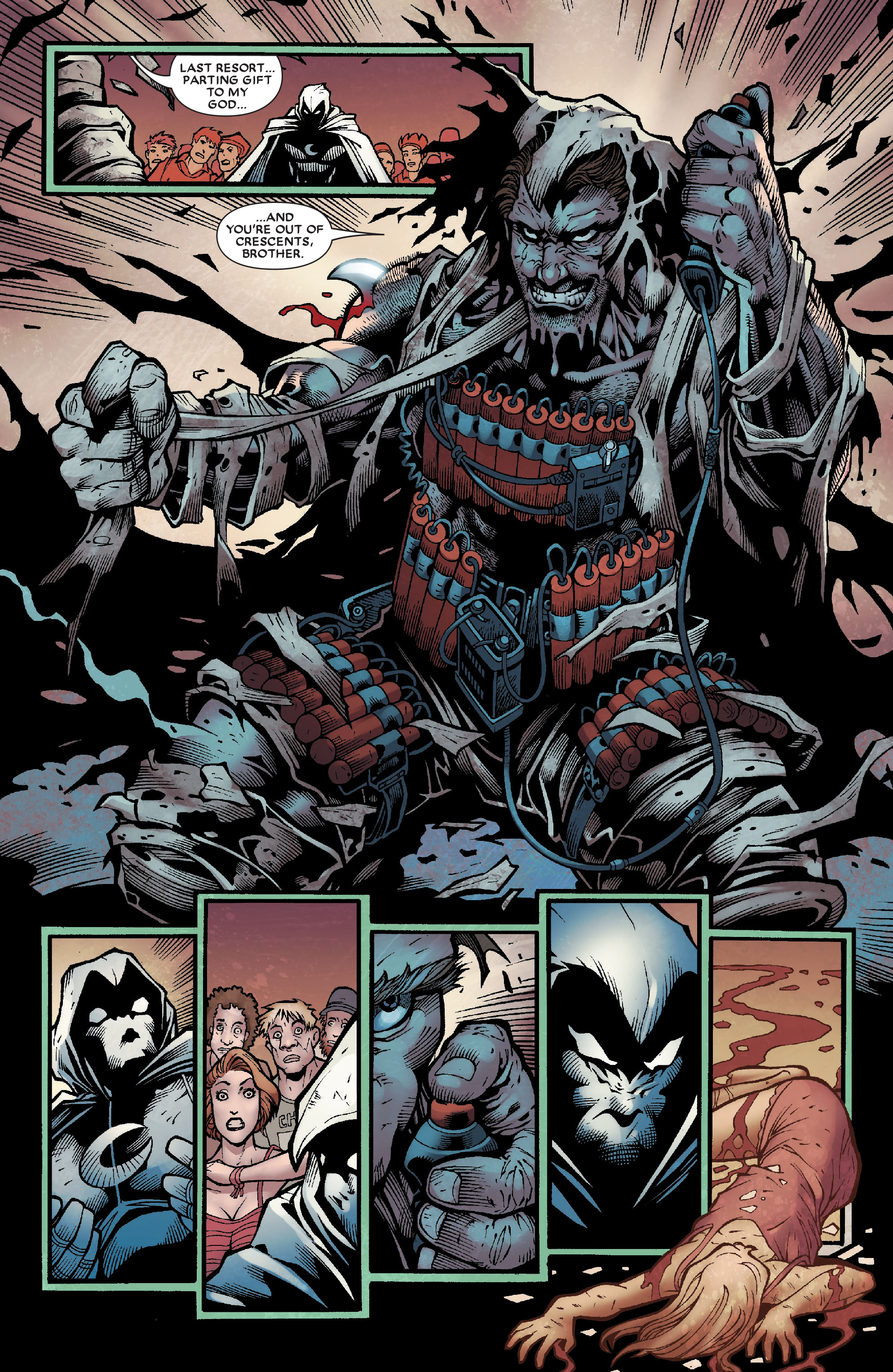 Read online Moon Knight by Huston, Benson & Hurwitz Omnibus comic -  Issue # TPB (Part 12) - 21