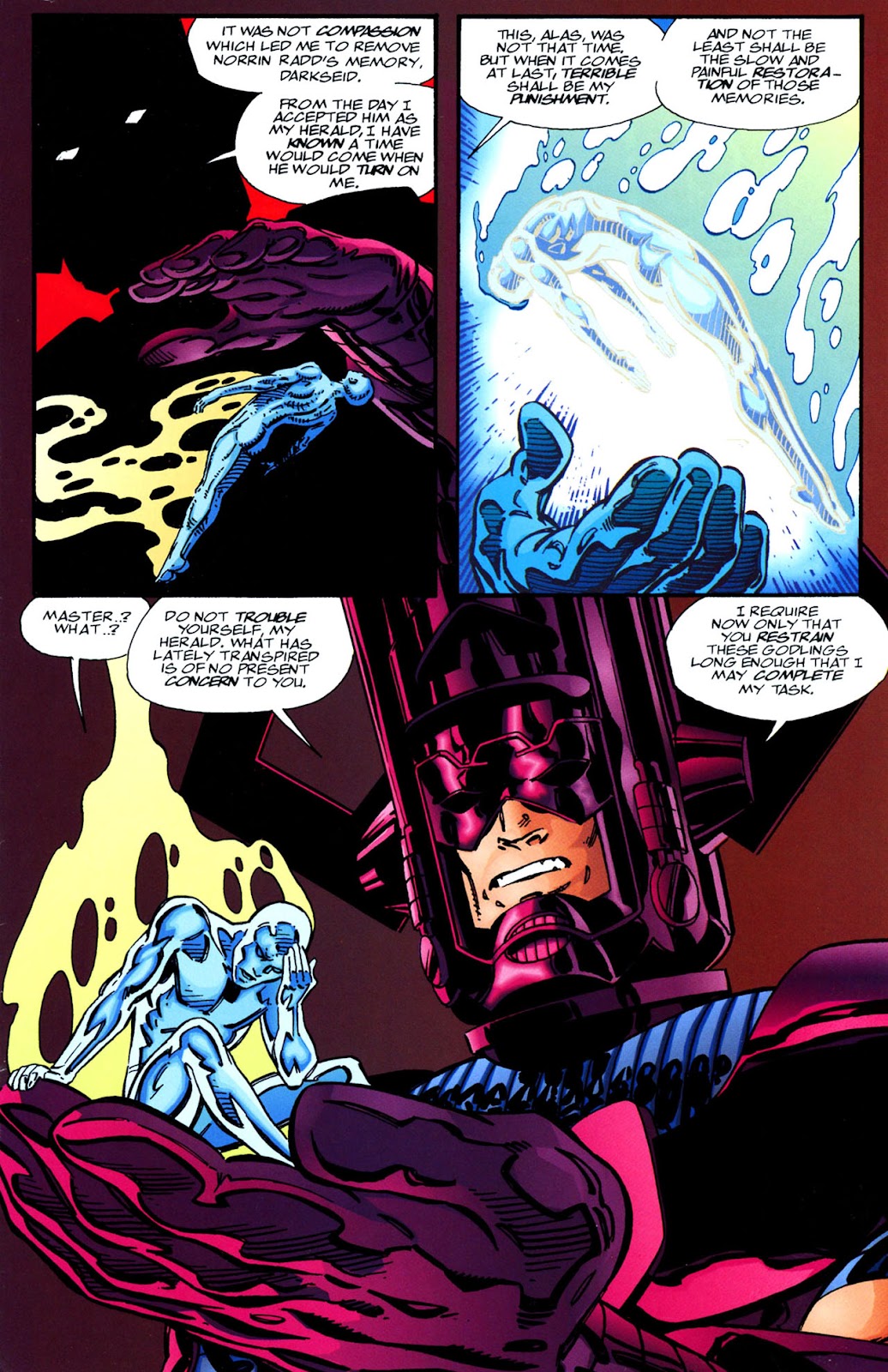 Darkseid vs. Galactus: The Hunger Reading. 