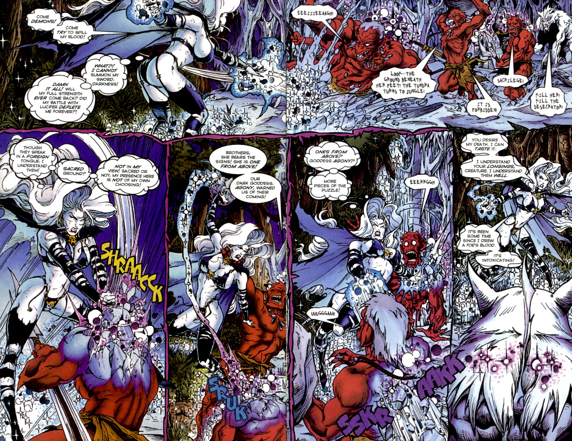 Read online Lady Death III: The Odyssey comic -  Issue #1 - 12