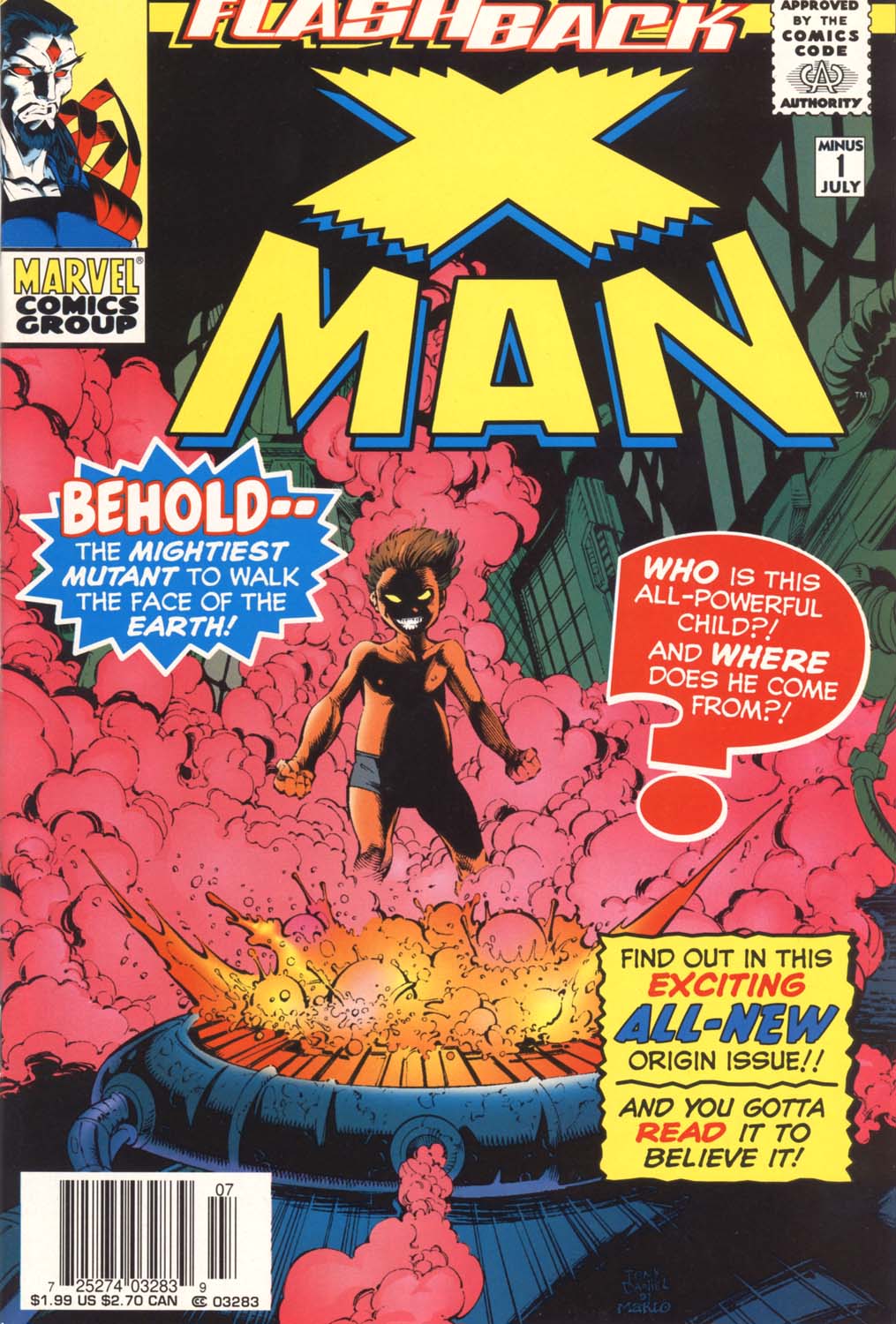 Read online X-Man comic -  Issue #-1 - 1