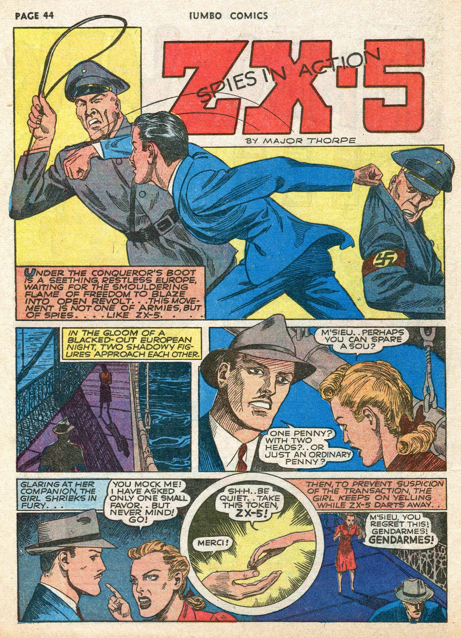 Read online Jumbo Comics comic -  Issue #32 - 46