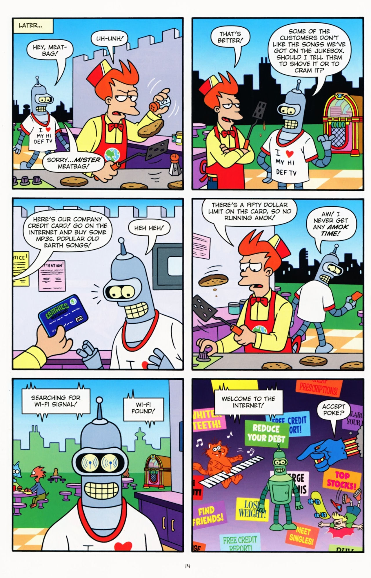 Read online Futurama Comics comic -  Issue #56 - 13